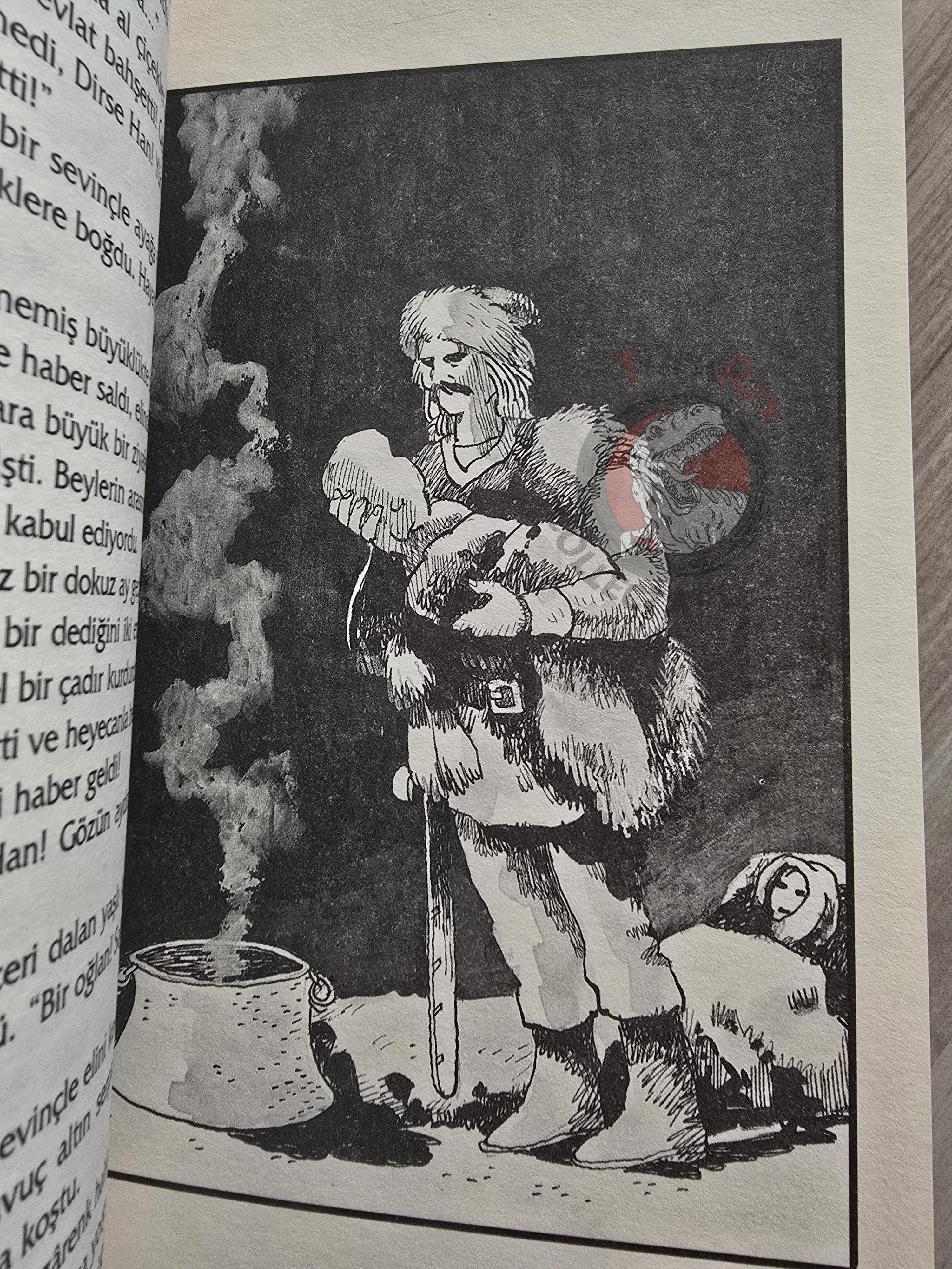 Book of Dede Korkut: Boğaç Han 2003 Turkish Book Turkey Illustrated by Turkish Artist