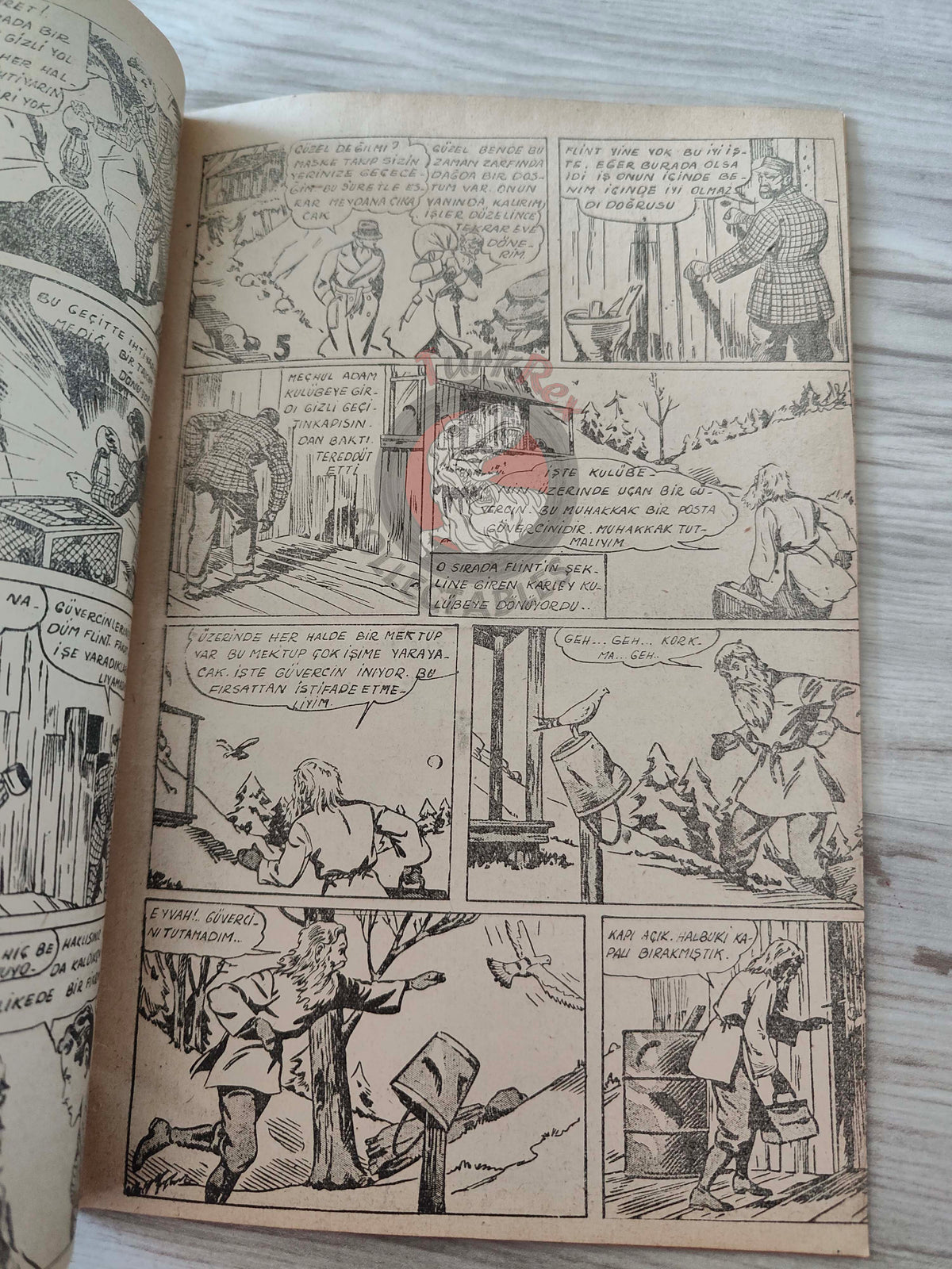 1001 Roman 1944 Adventures of the Journalist Turkish Comic Mag Turkey