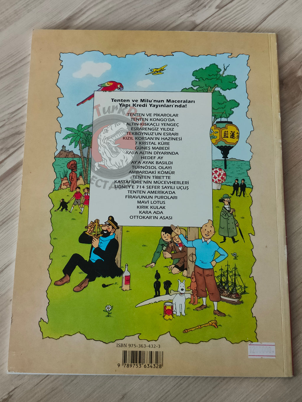 Tintin – Prisoners of the Sun 1998 Turkish Edition Comic Turkey 2nd YKY