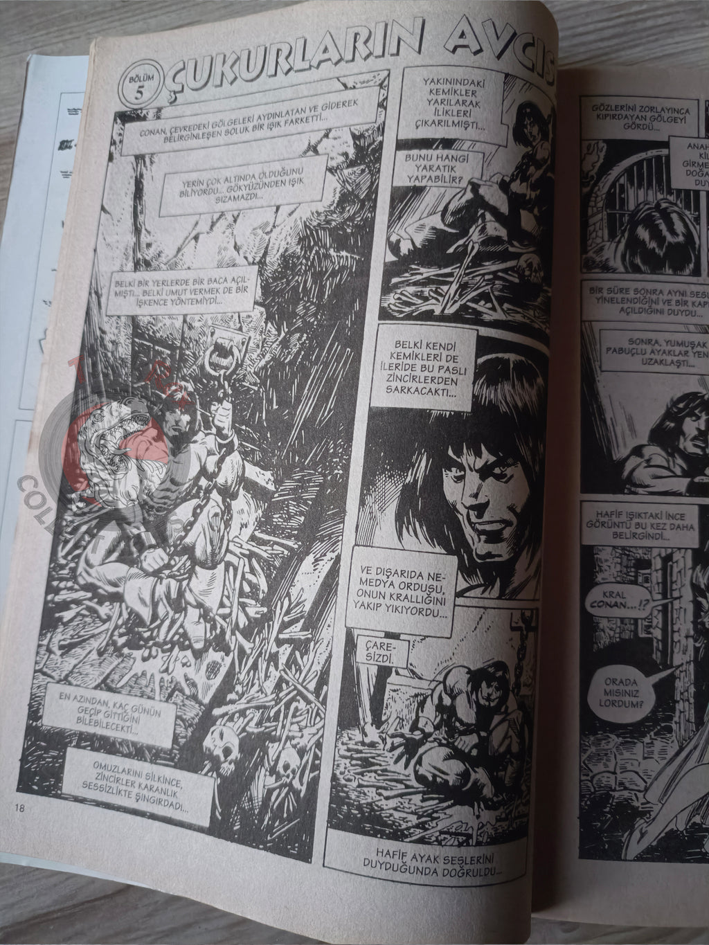 Kral Conan #11 The Savage Sword of #8 #10 Turkish Comic Turkey #45