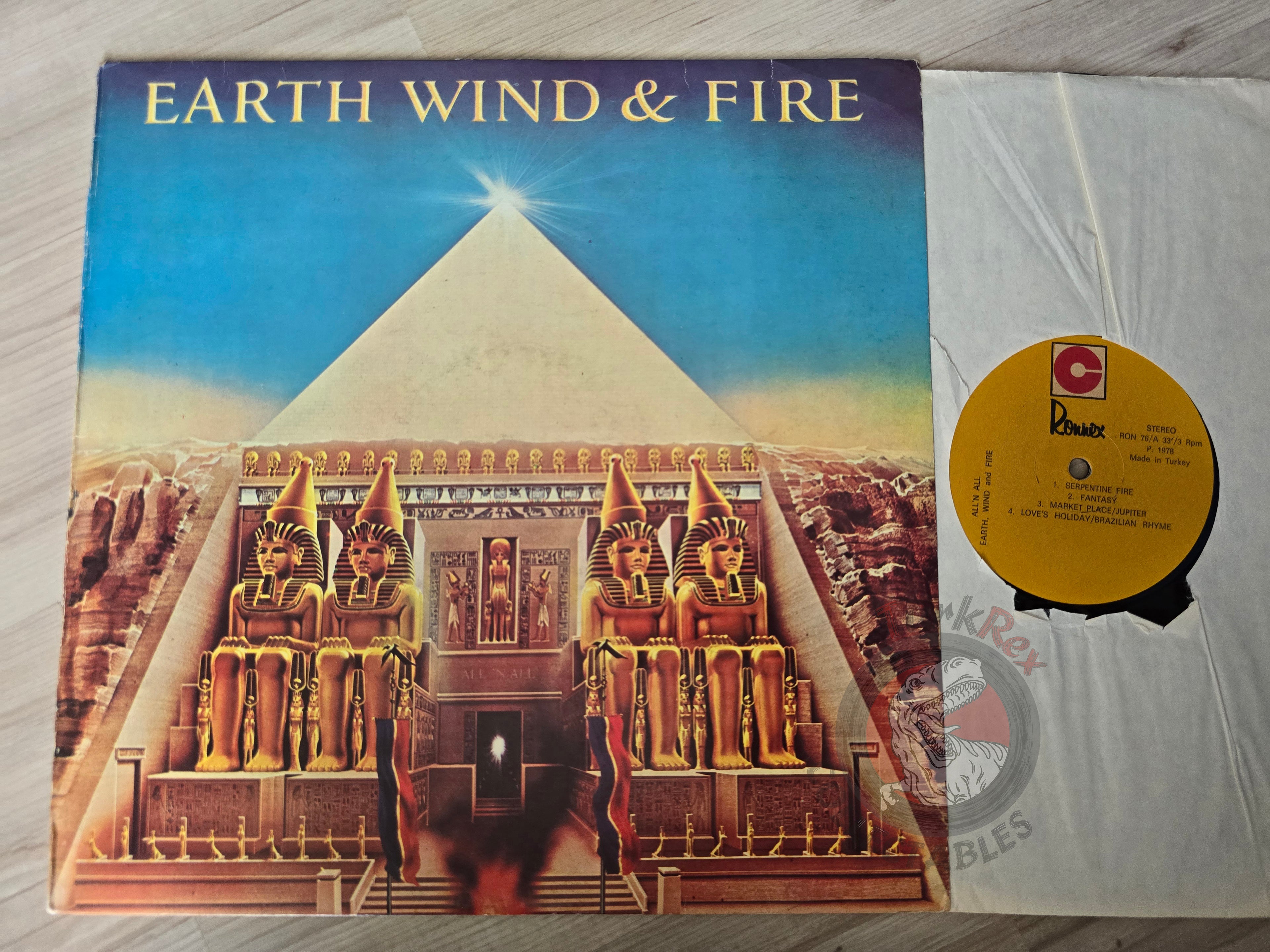 Earth, Wind & Fire – All 'N All Turkish Pressing Vinyl Turkey Edition