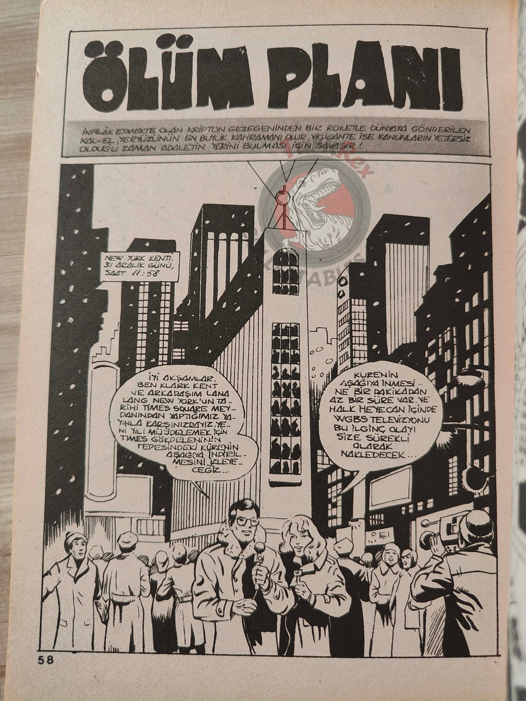 Superman #47 1987 Turkish Comic Turkey The Family #208 Action Comics #564 Batman Supergirl