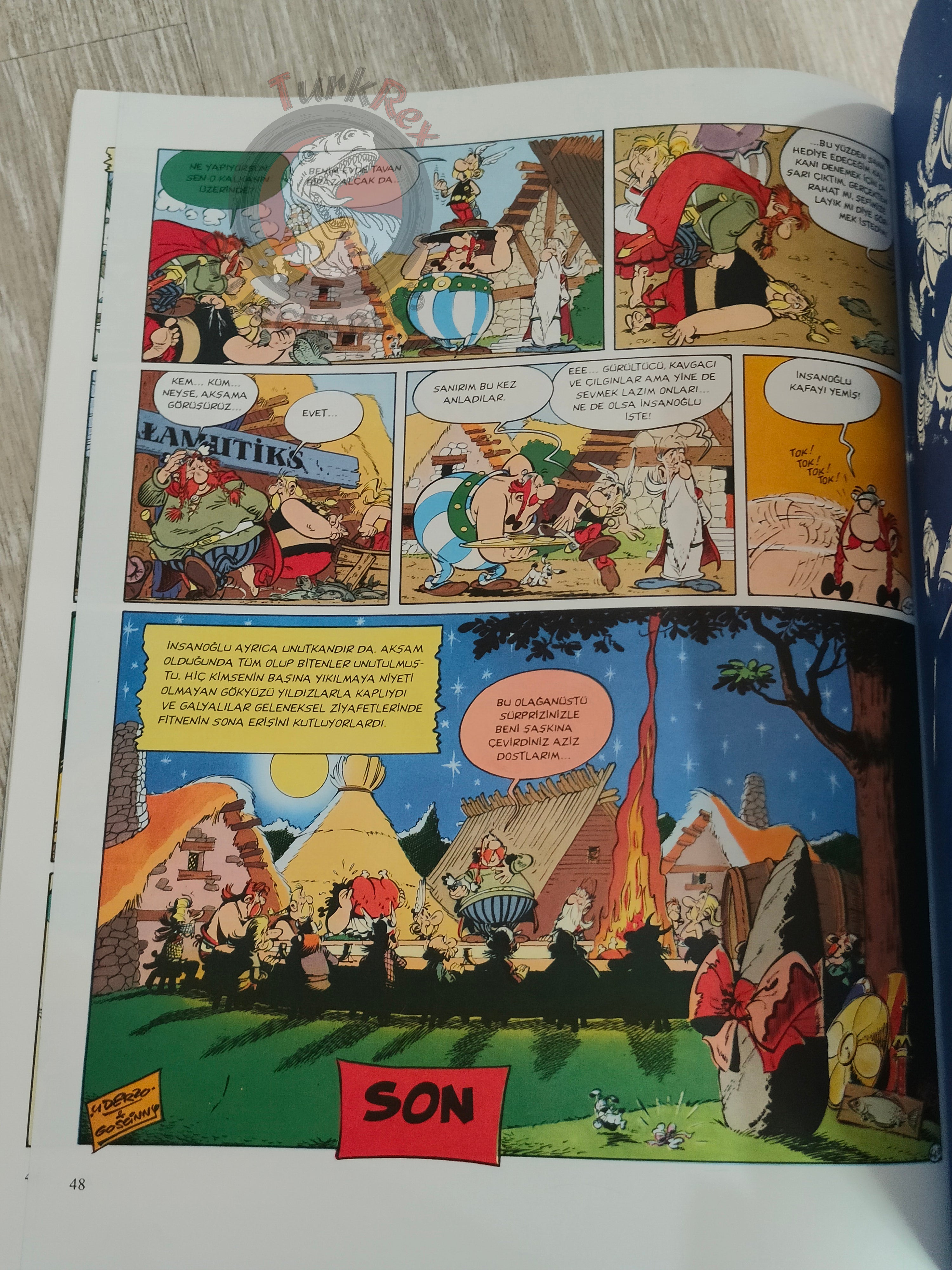 Asterix – Asterix and the Roman Agent 1999 1st Edition Turkish Edition Comic Turkey
