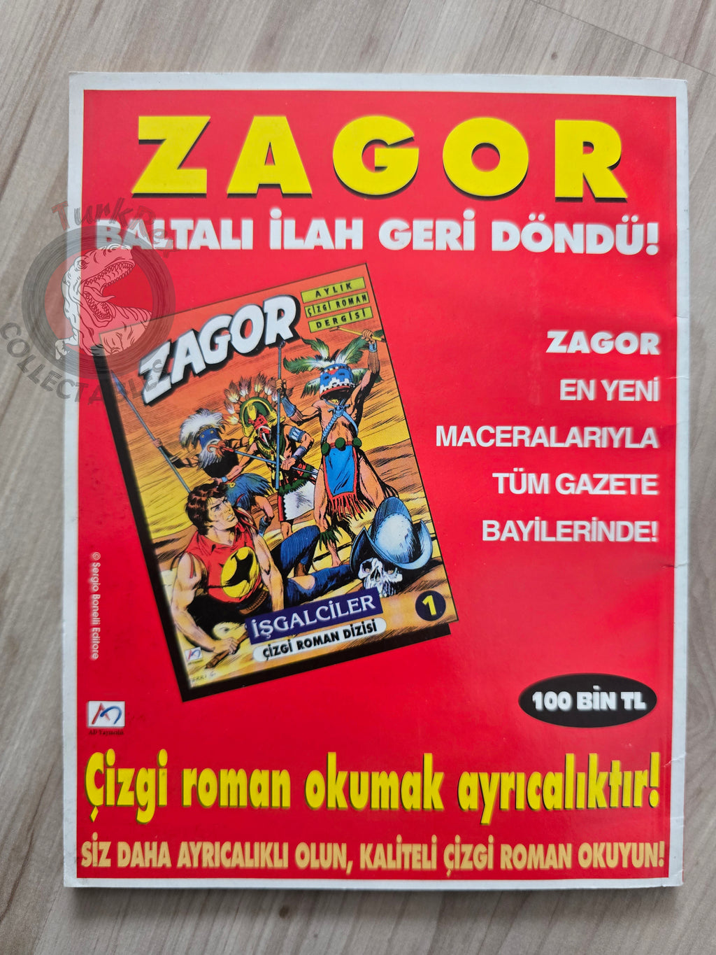 Dylan Dog #3 1996 Turkish Comic Turkey #8 Il ritorno del mostro