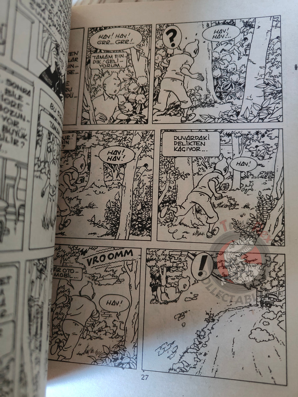 Tintin – The Castafiore Emerald  mid 1980s Turkish Edition Comic Turkey 1