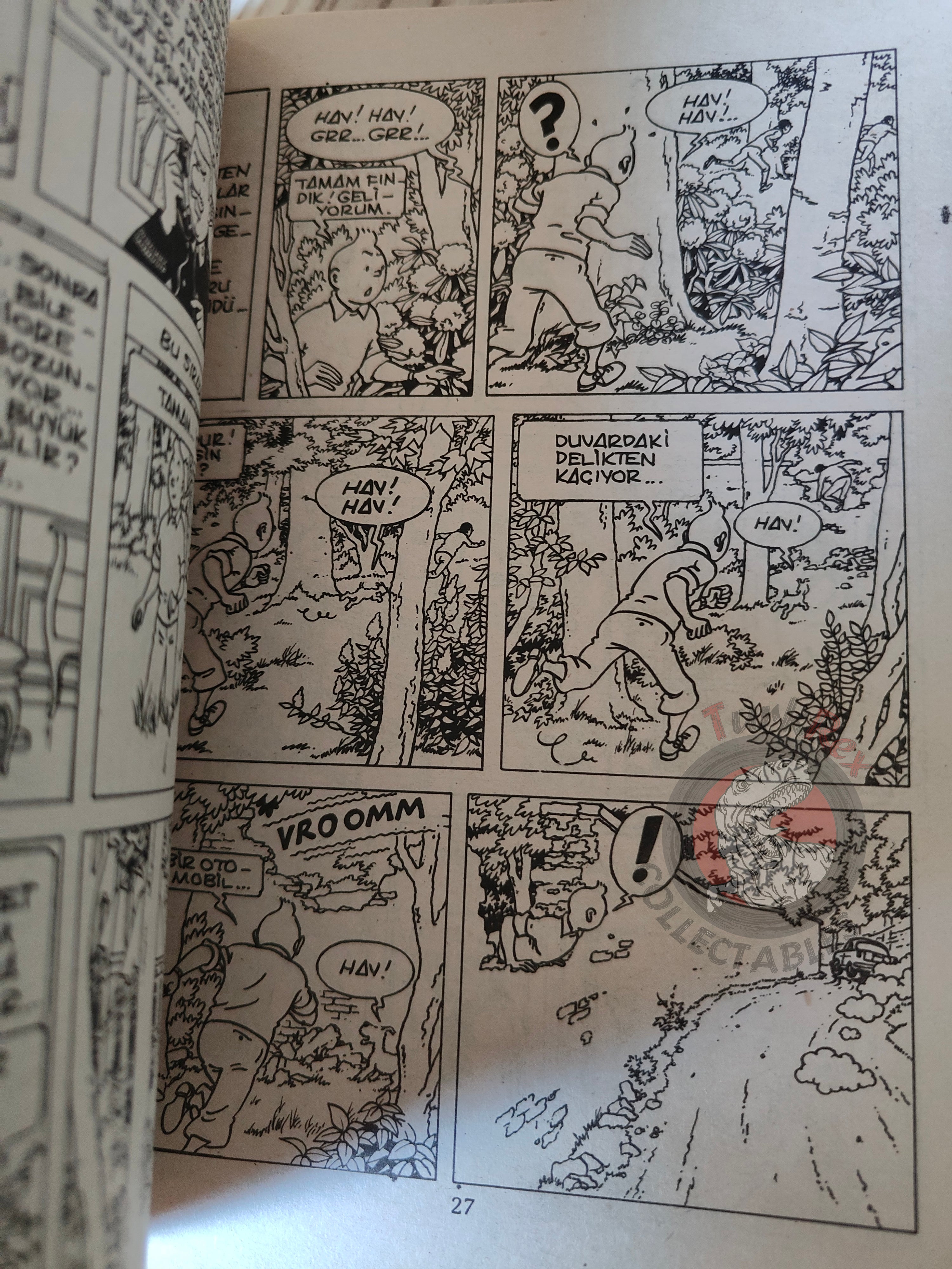 Tintin – The Castafiore Emerald  mid 1980s Turkish Edition Comic Turkey 1