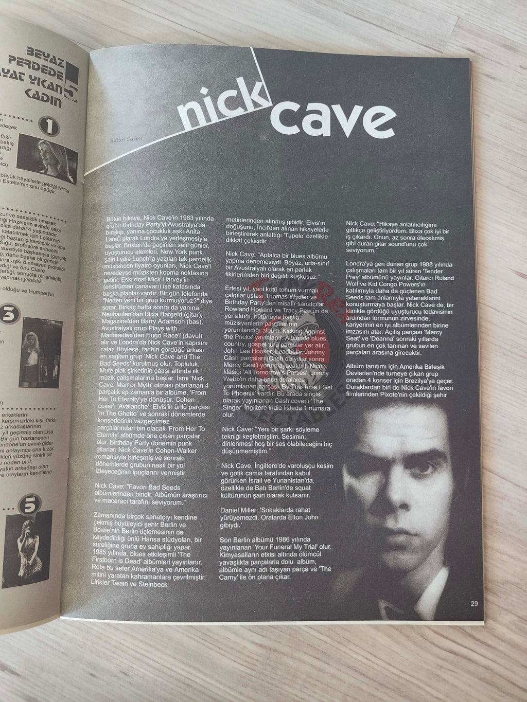 Lull 2003 Nick Cave Turkish Mag Turkey Blondie Asian Dub Foundation The Strokes Massive Attack