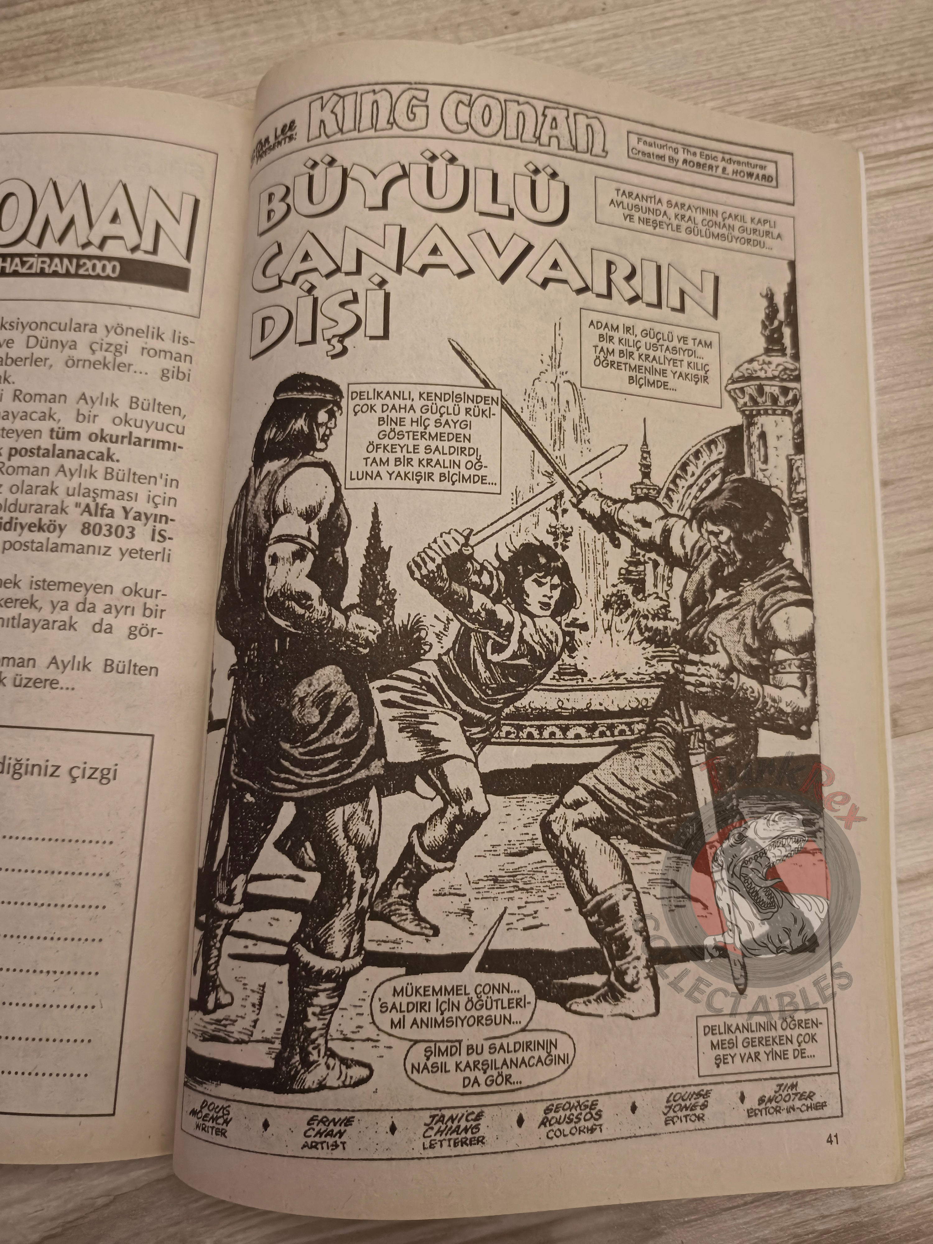 Kral Conan #21 King Conan #9 #10 Turkish Comic Turkey Ken Kelly