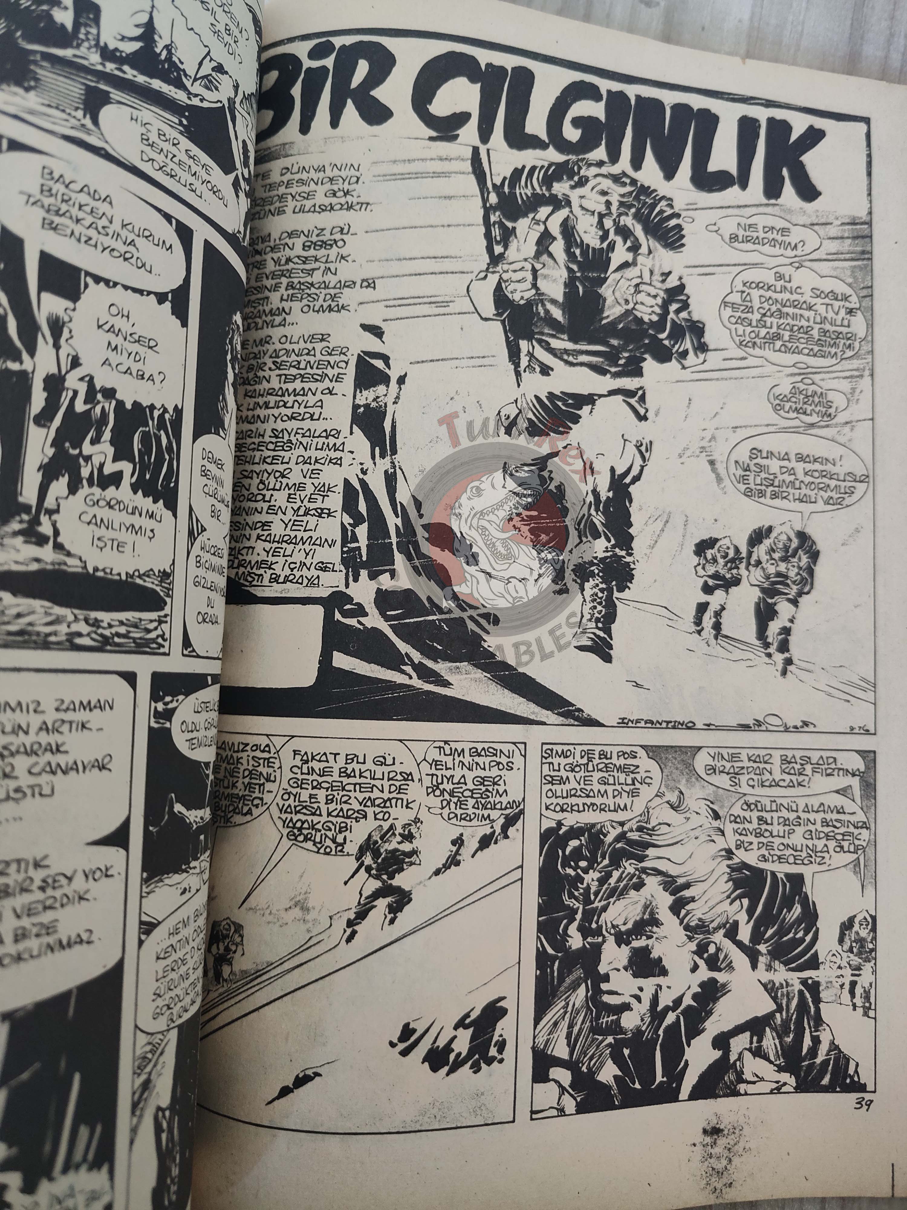 Korku October 1977 Turkish Comic Turkey Vampirella #62 Warren Creepy Eerie Frank Frazetta