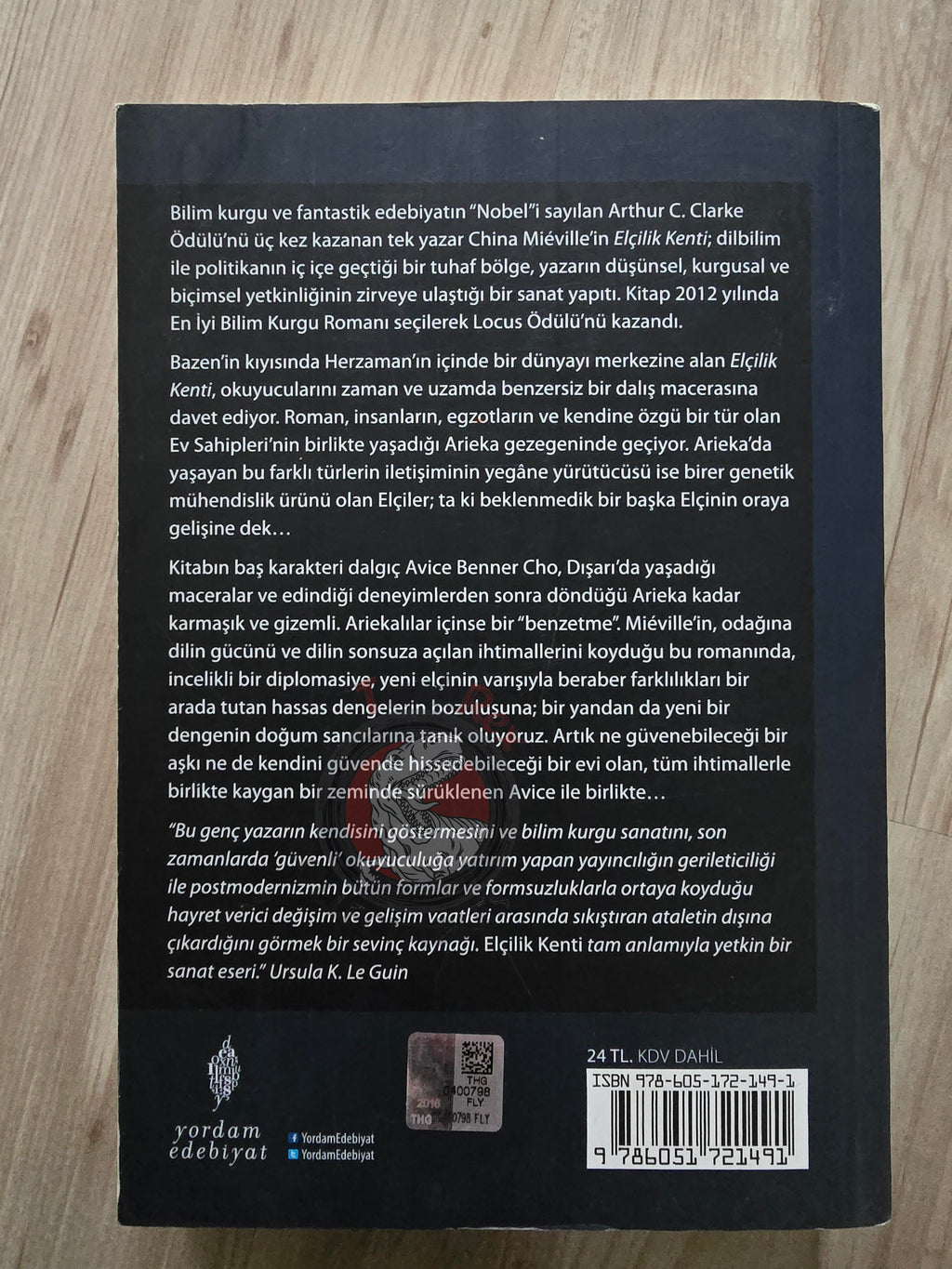 China Miéville – Embassytown 2016 Turkish Book Turkey