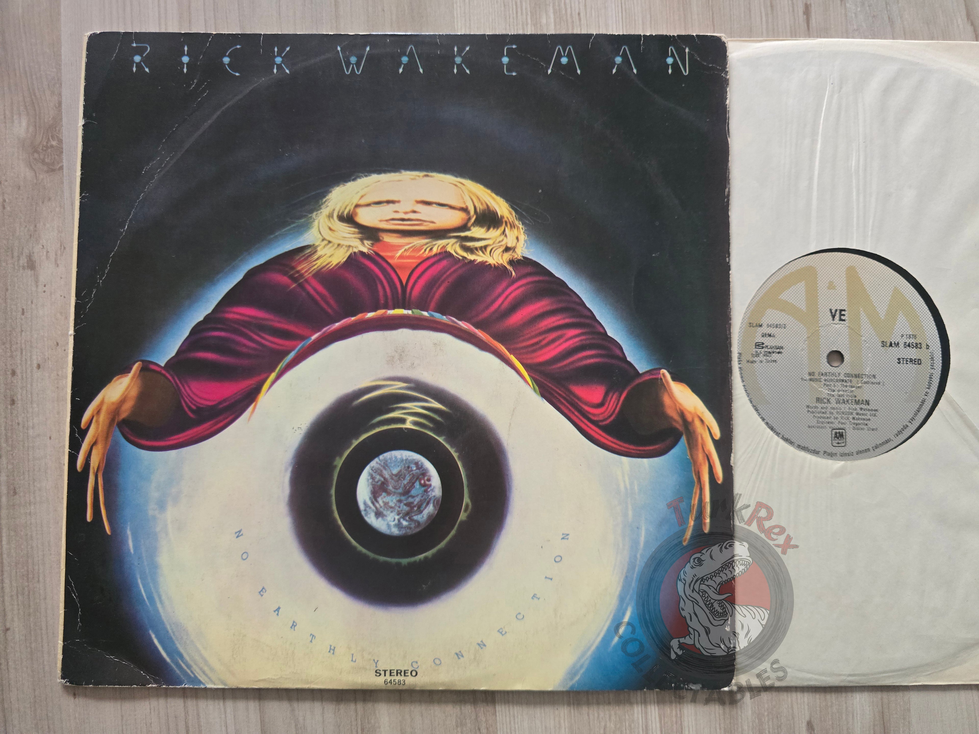 Rick Wakeman – No Earthly Connection Turkish Pressing Vinyl Turkey Edition