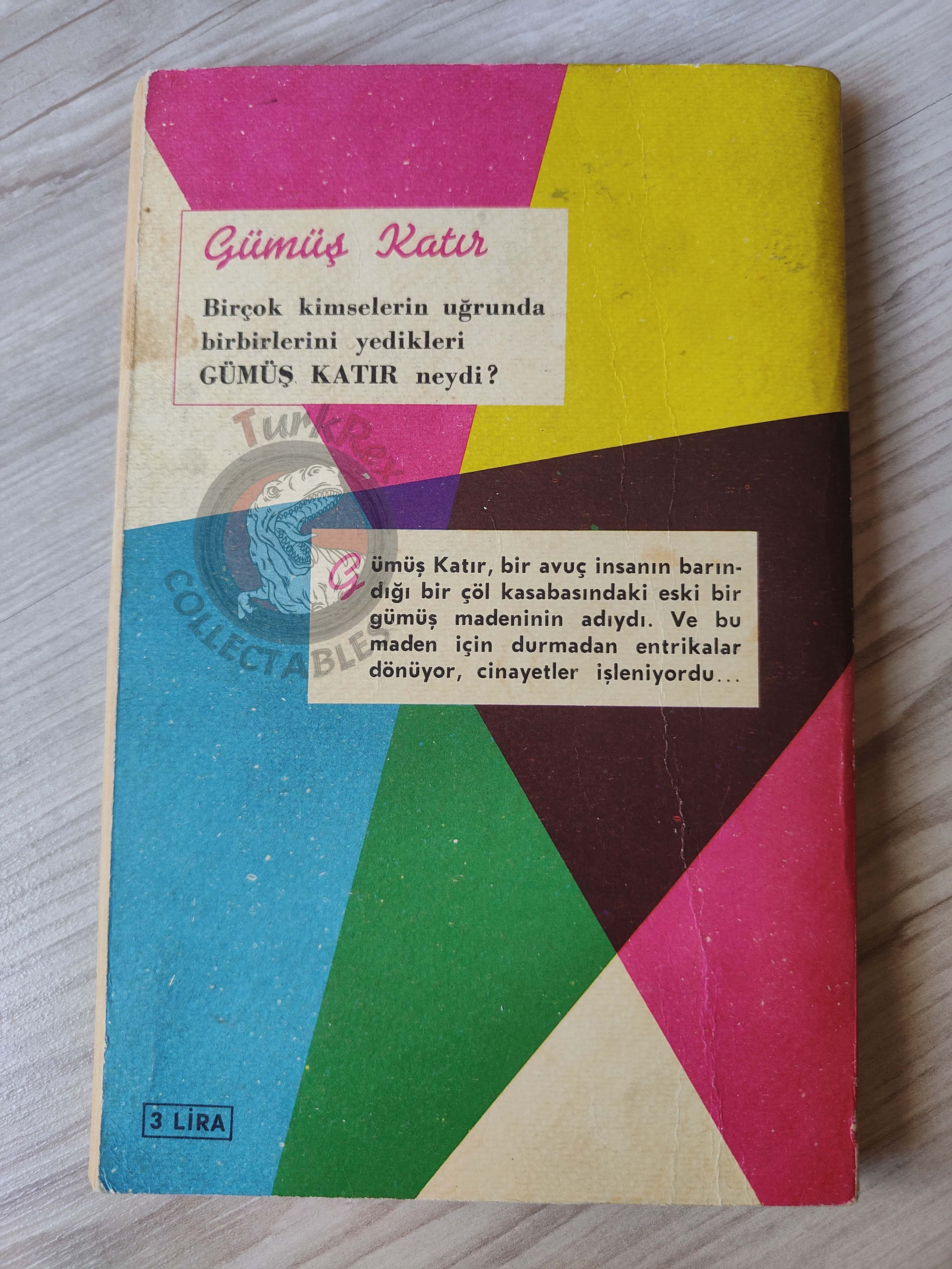 Frank Gruber – The Silver Jackass 1964 1st Turkish Book Turkey