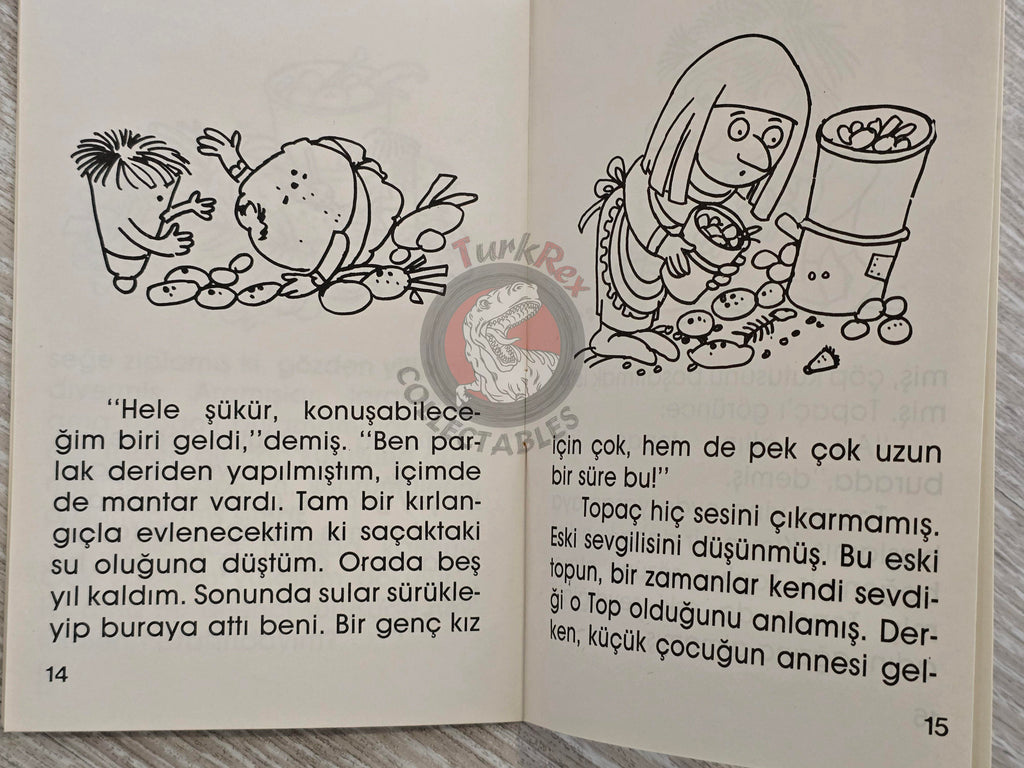 Hans Christian Andersen – The Top and Ball 1994 Turkish Book Turkey Illustrated