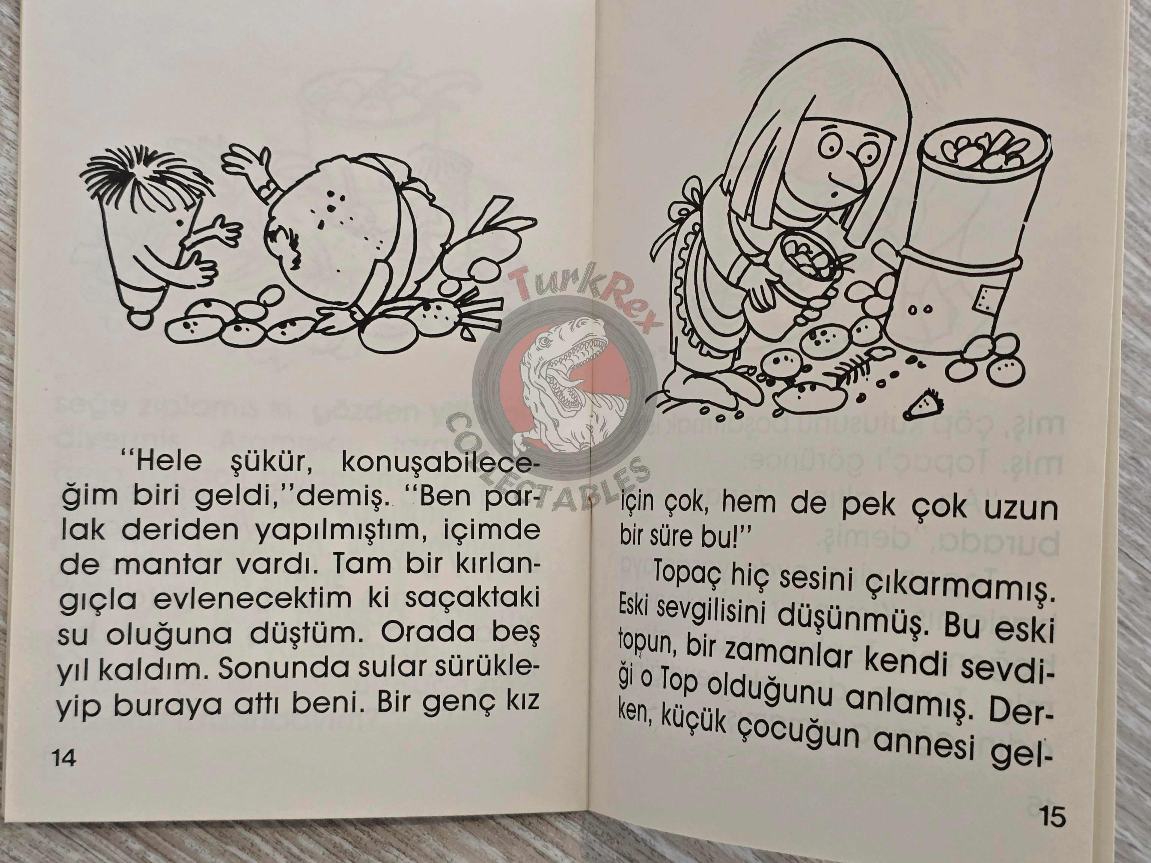 Hans Christian Andersen – The Top and Ball 1994 Turkish Book Turkey Illustrated