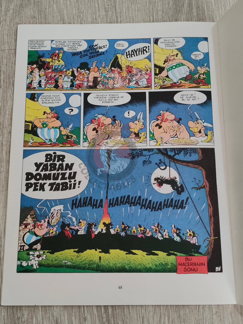 Asterix – Asterix and the Big Fight 1994 1st Edition Turkish Edition Comic Turkey