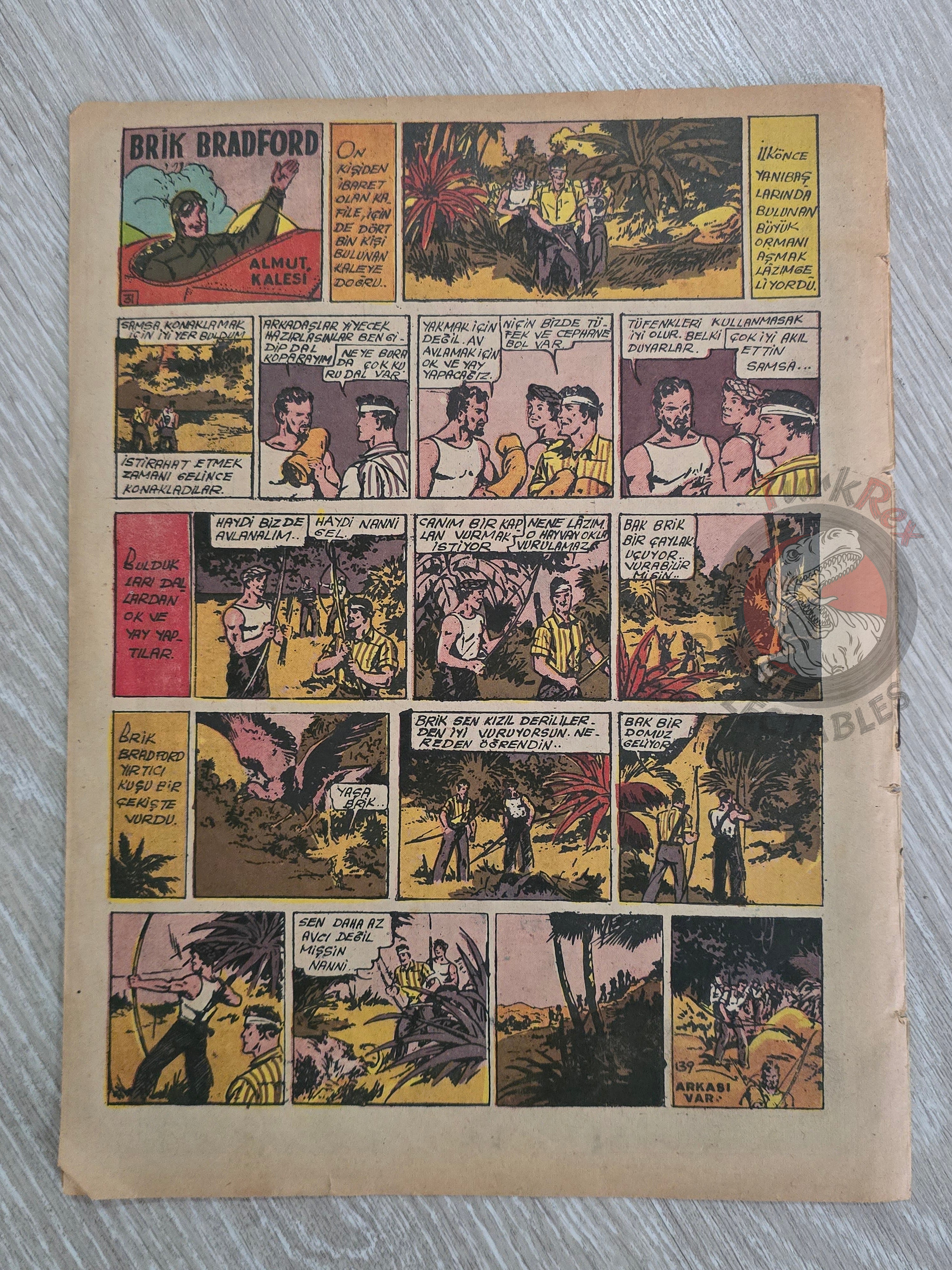 1001 Roman #139 1942 Turkish Comic Turkey Phantom Mandrake King of the Royal Mounted