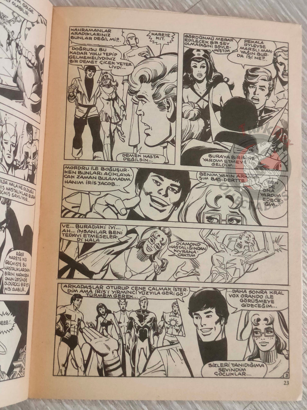 Superman #11 1980 Turkish Comic Turkey #302 Superboy #246
