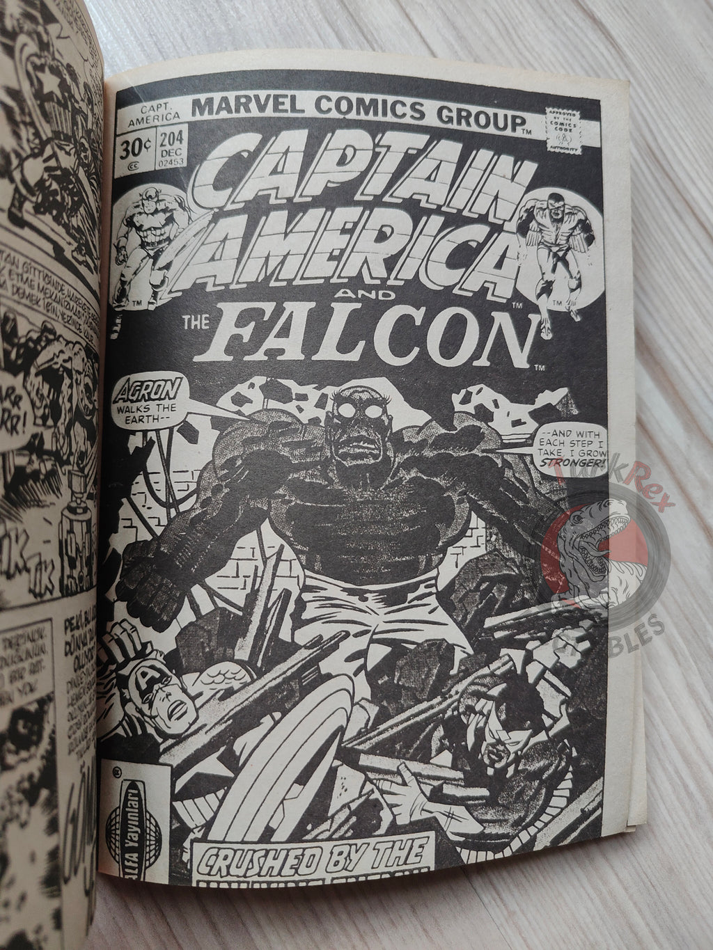 Captain America – Volume 7 1989 Turkish Comic Turkey Falcon