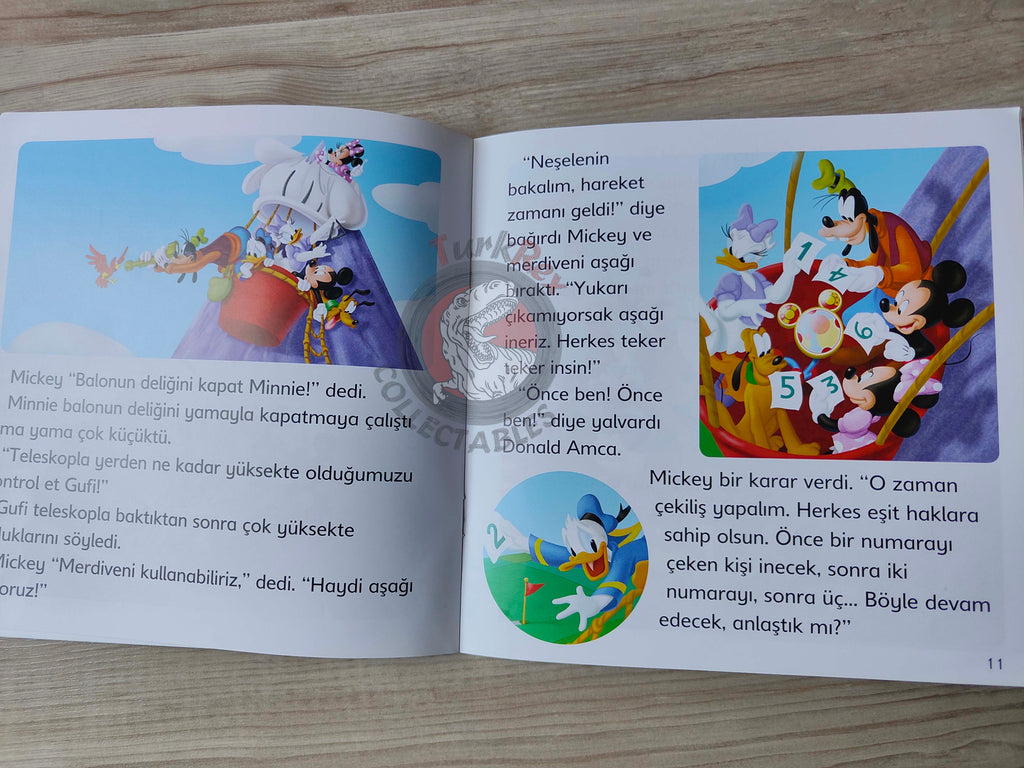 Mickey Mouse Clubhouse. Up, Up, and Away! – Walt Disney 2013 Turkish Book Turkey Illustrated
