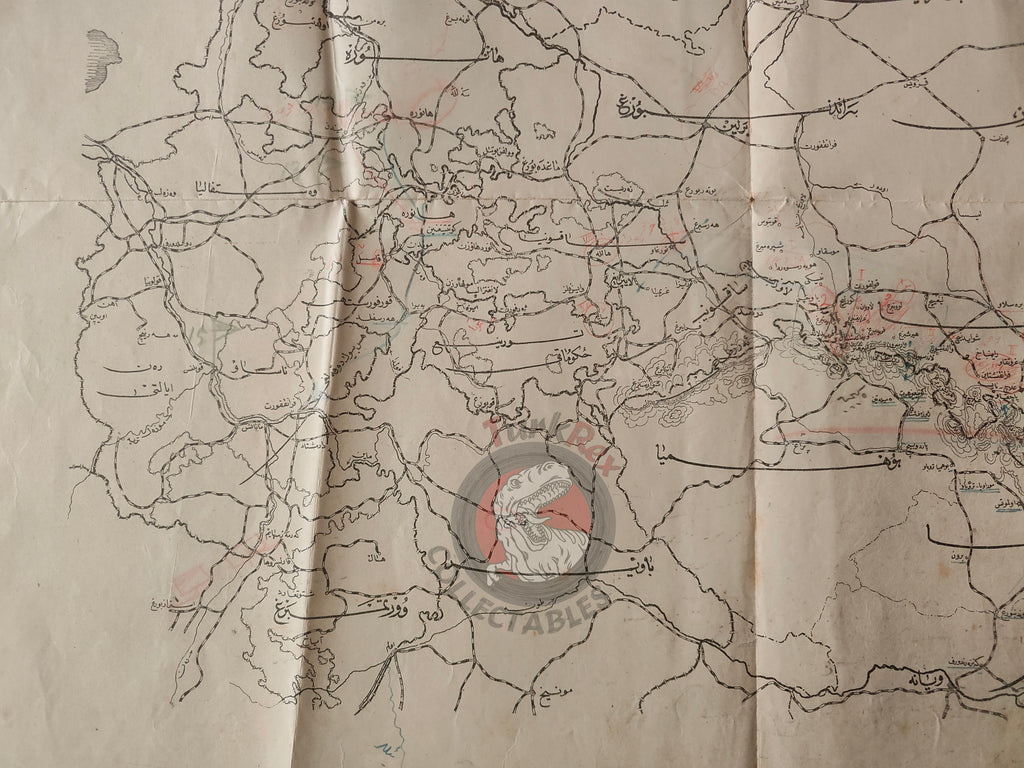 Germany Denmark Ottoman Script Map Military Empire Europe Poland