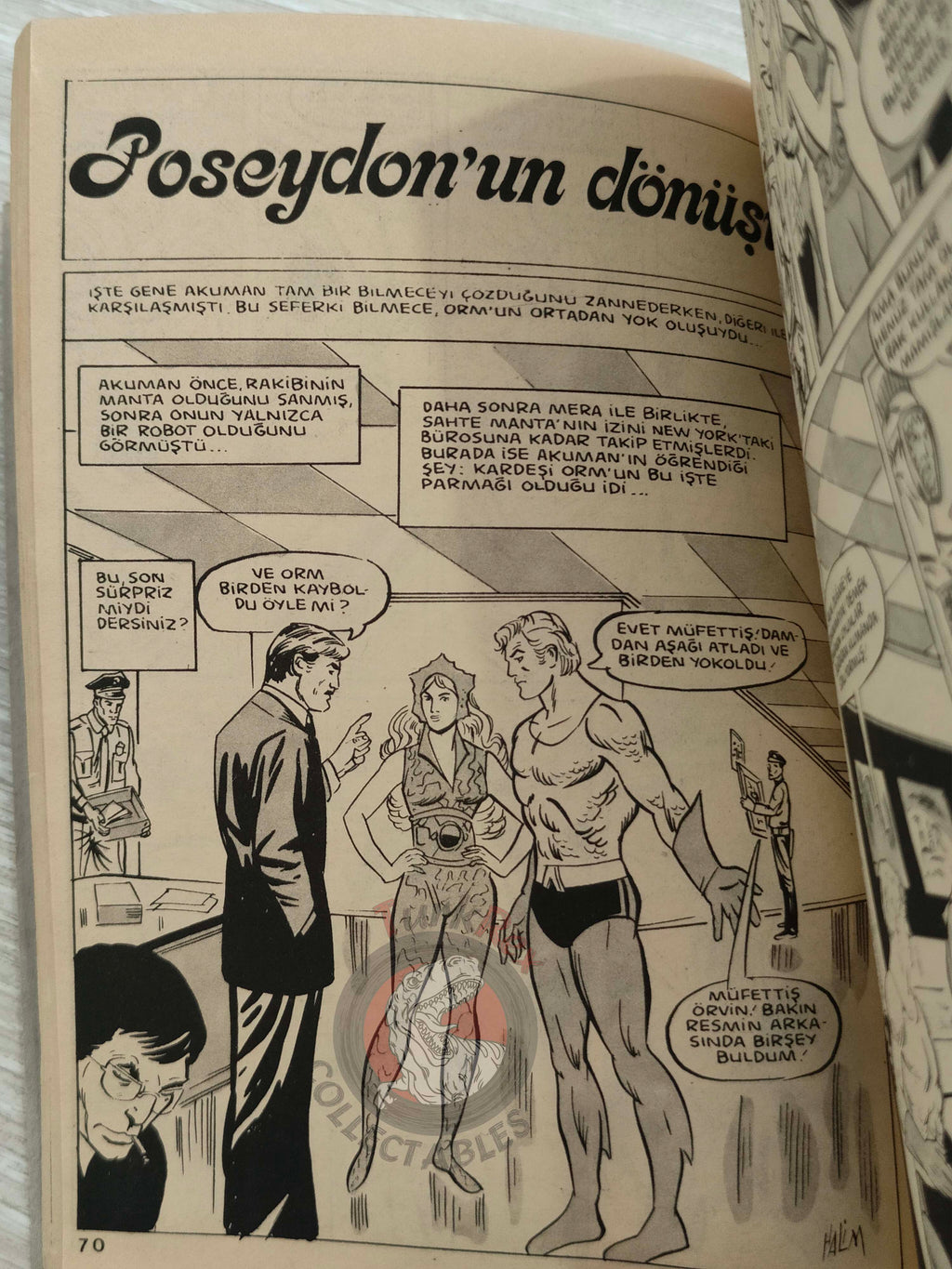 Superman Vol #5 1989 Turkish Comic Turkey Adventure Comics #475 Aquaman Flash