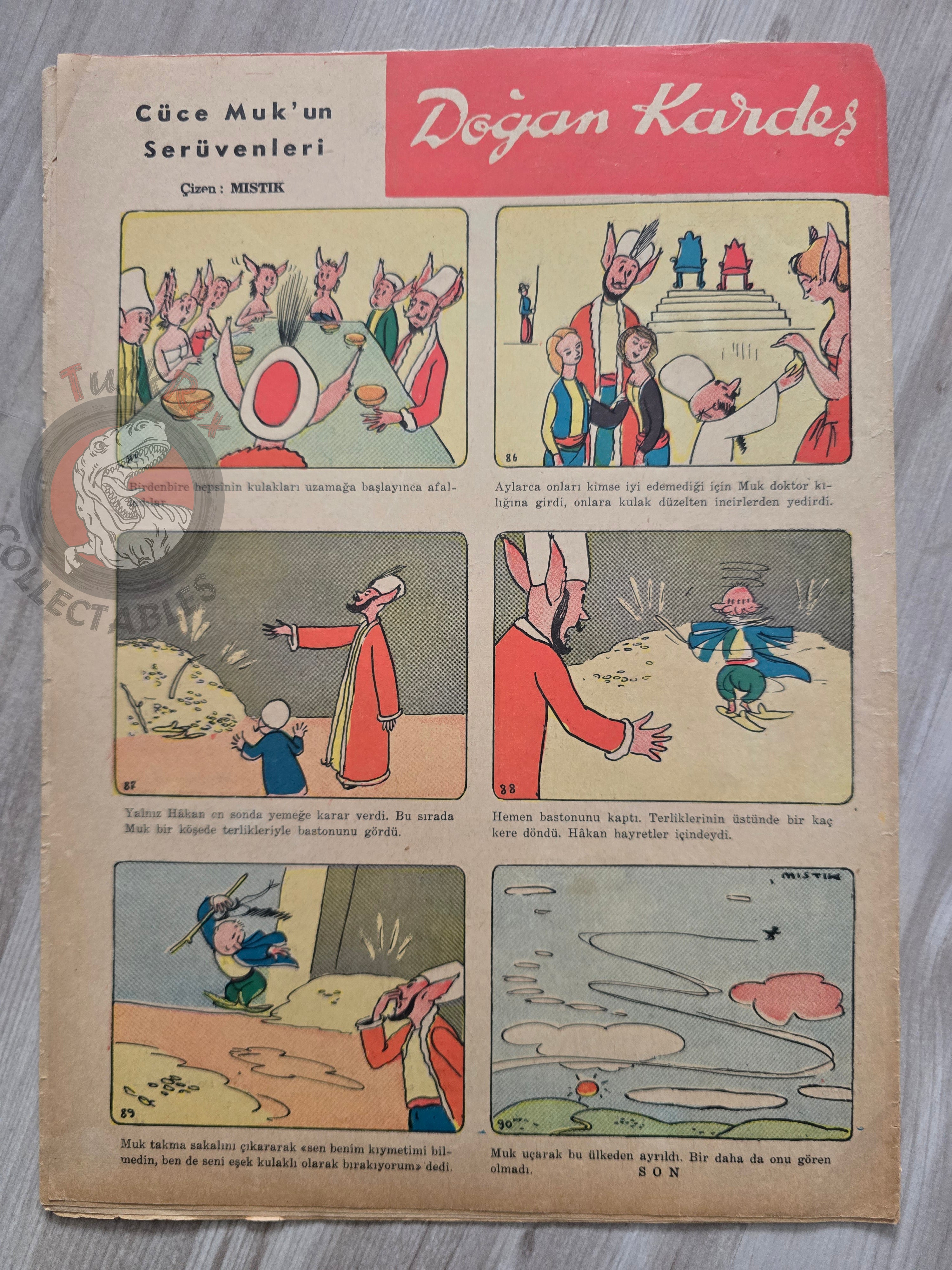 Doğan Kardeş 1952 Magazine #299 Turkish Comic Turkey