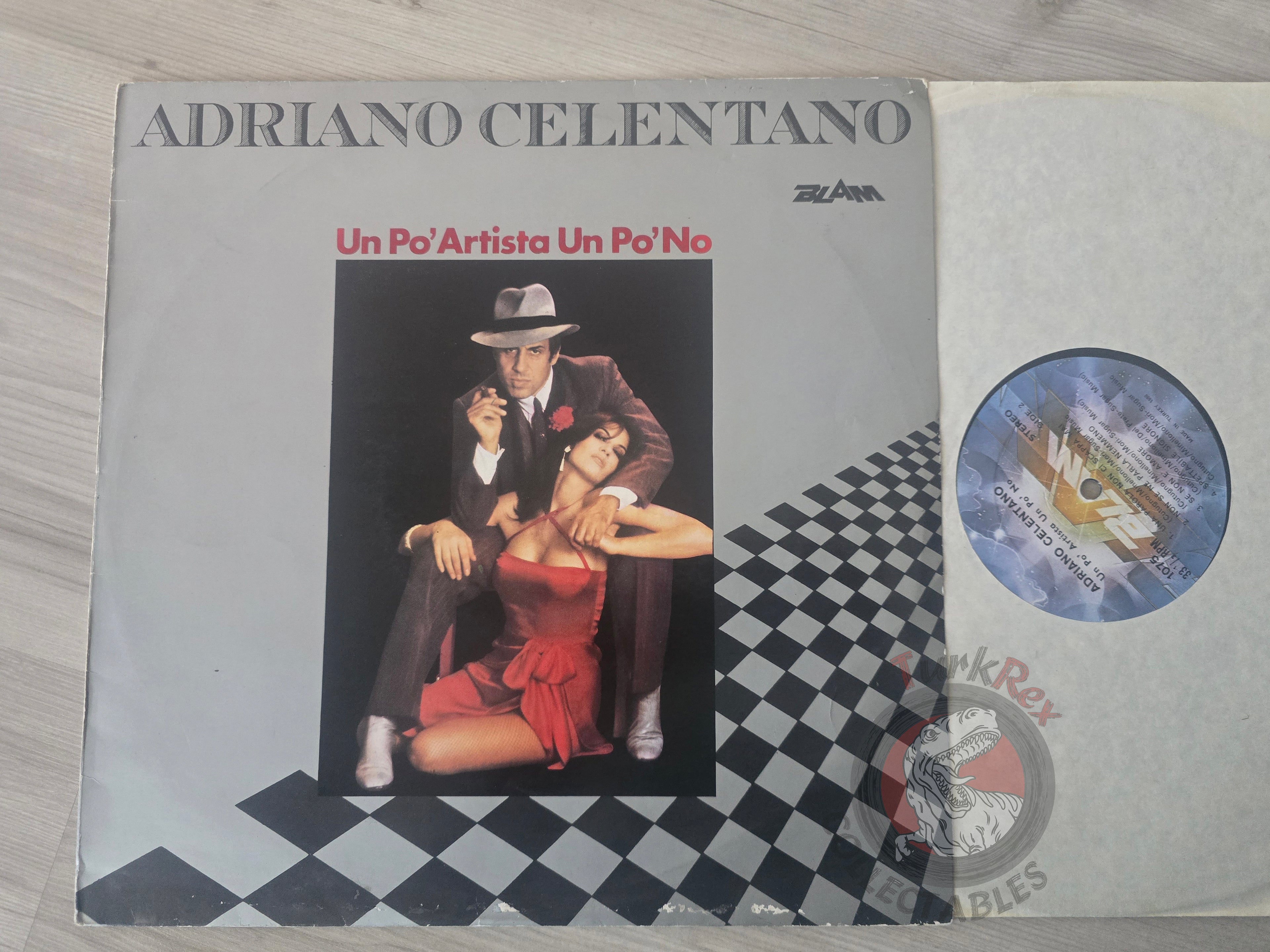 Adriano Celentano – Un Po' Artista Un Po' No Turkish Pressing Vinyl Turkey Edition