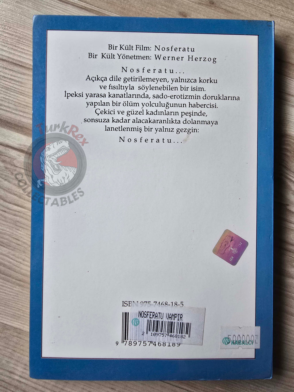 Paul Monette – Nosferatu: The Vampyre 1993 Turkish Book Turkey