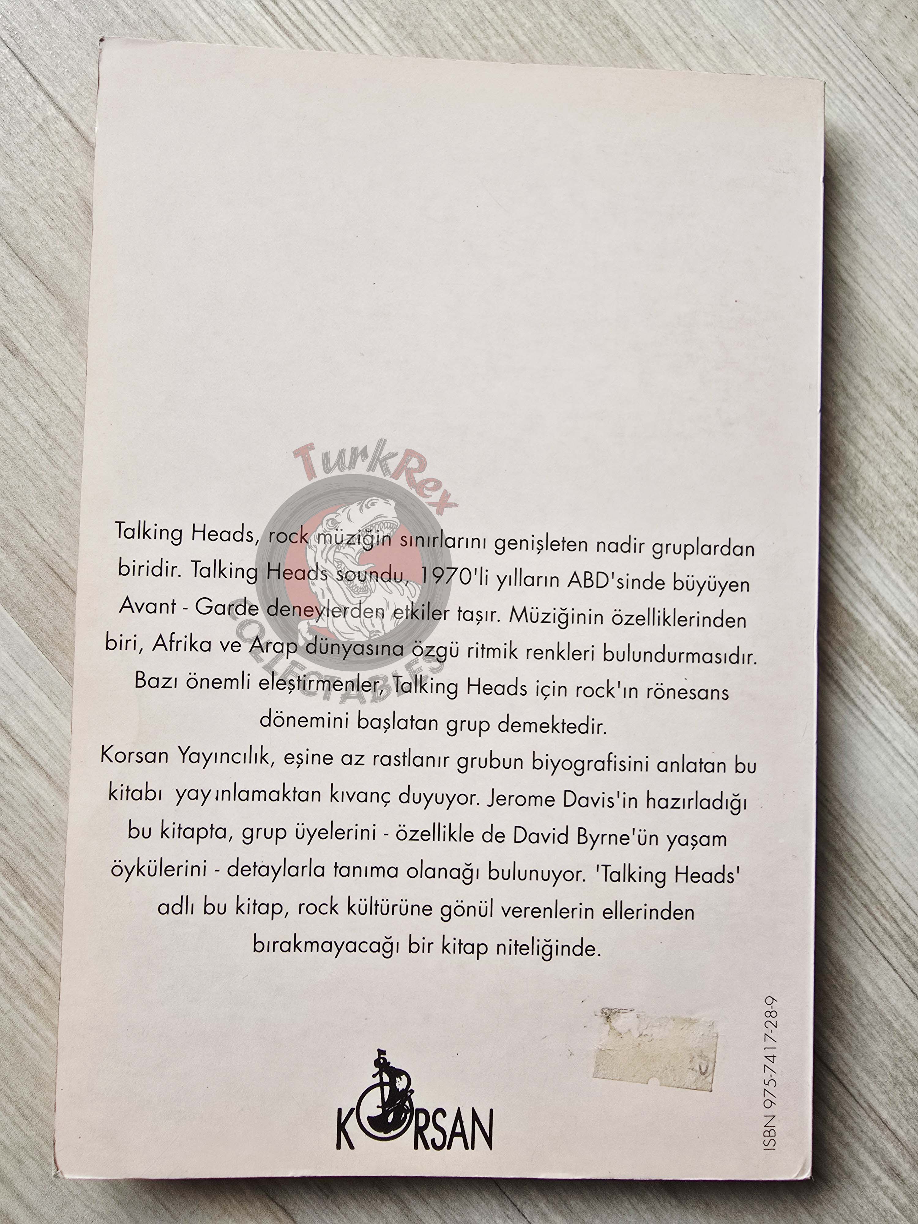 Jerome Davis – Talking Heads Biography Book 1993 1st Turkish Turkey