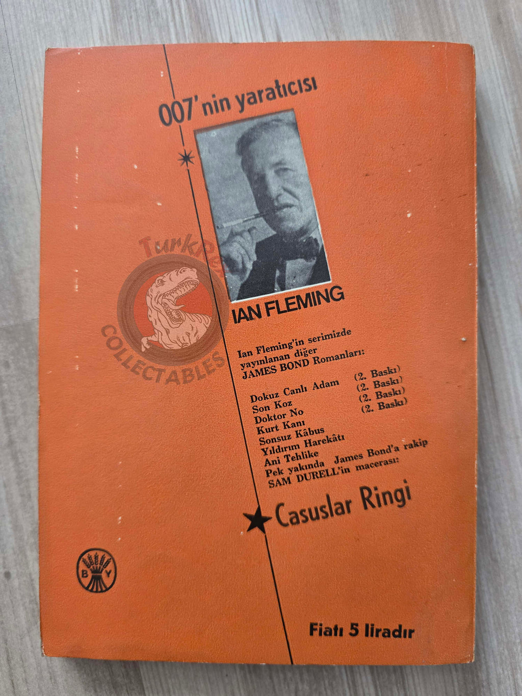 James Bond - The Man with the Golden Gun 1966 1st Turkish Book Turkey Ian Fleming