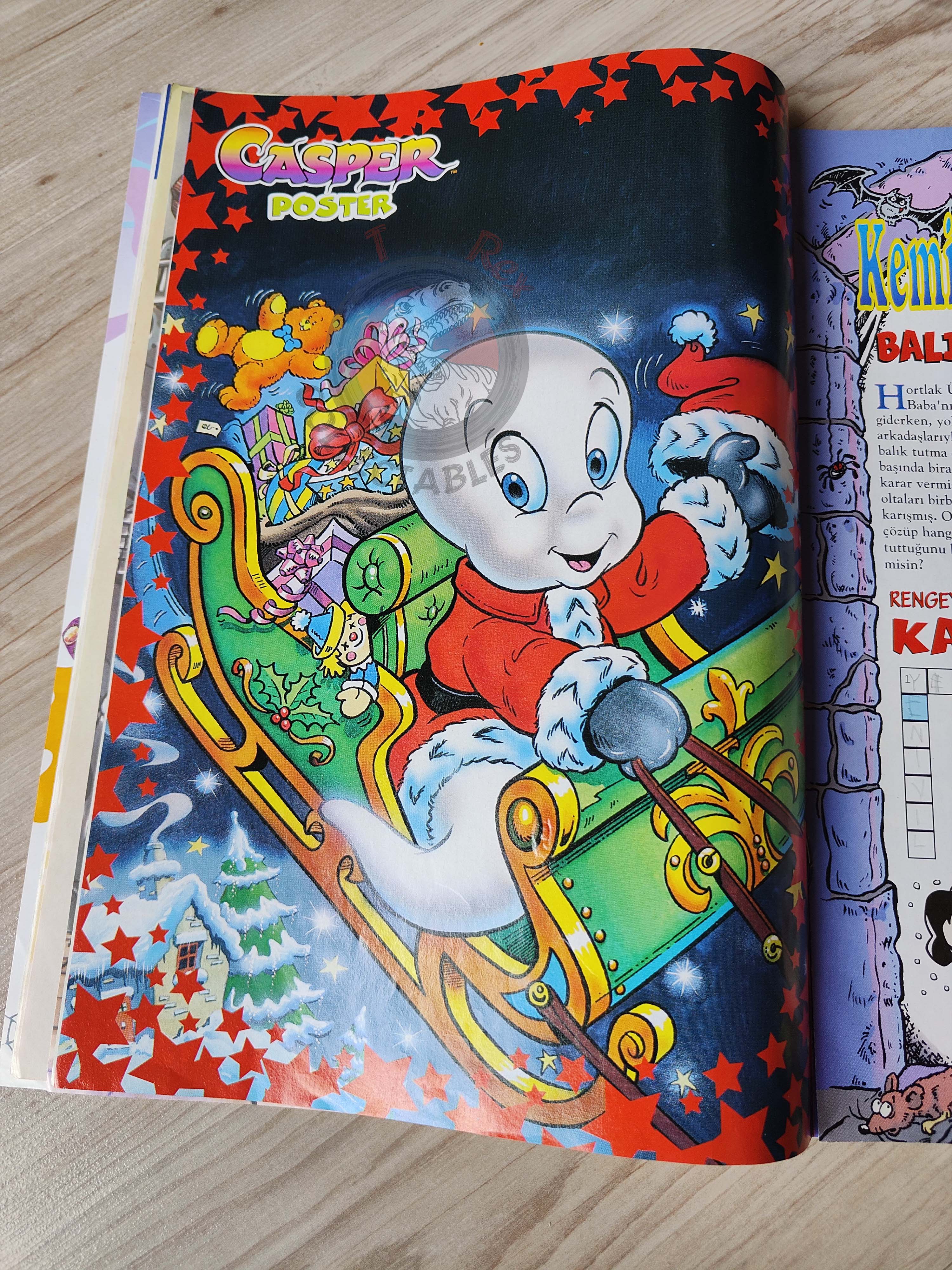 Casper the Friendly Ghost Magazine – Issue #29 1998 Turkish Comic Turkey