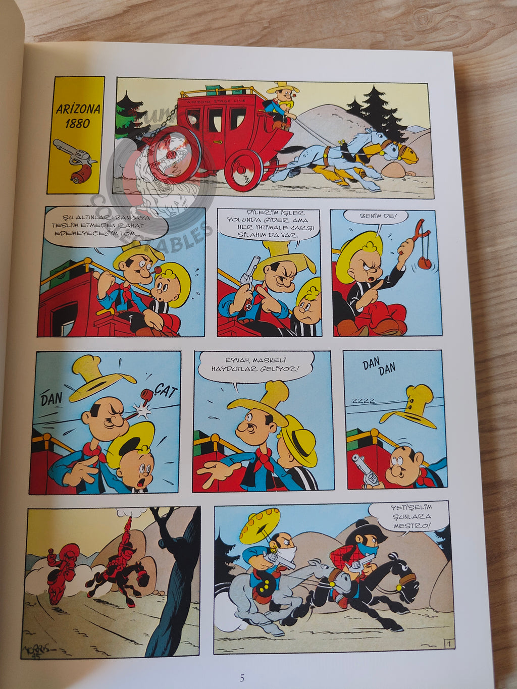 Lucky Luke – L'integrale #1 Turkish Comic Turkey Arizona Rodéo