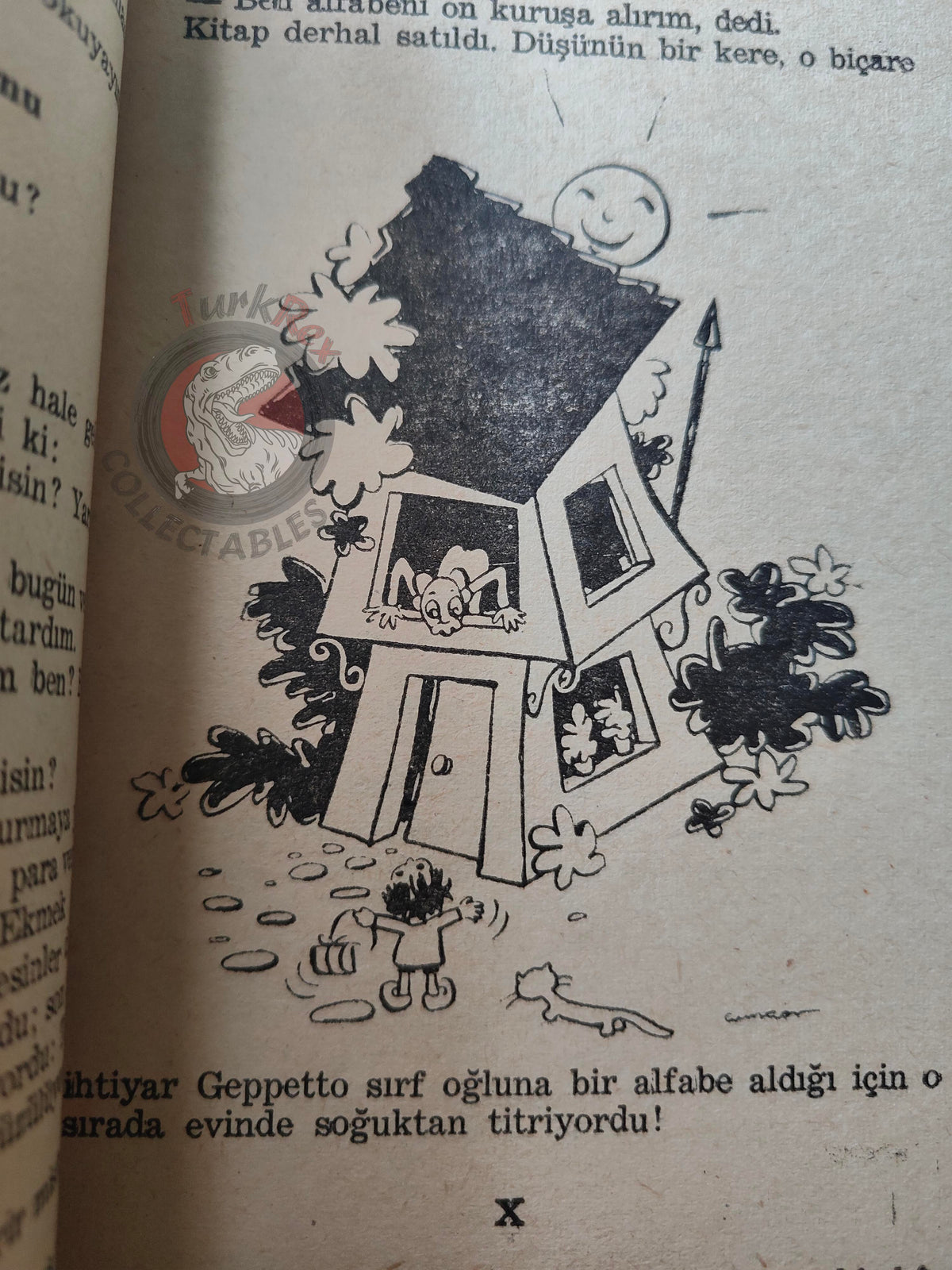 Carlo Collodi – Pinocchio 1956 Turkish Book Turkey Illustrated