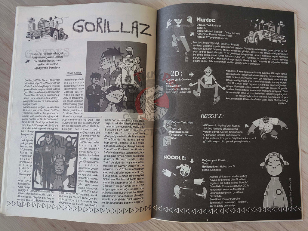 Lull 2002 Moby Turkish Mag Turkey Nick Cave Gorillaz Alice in Chains