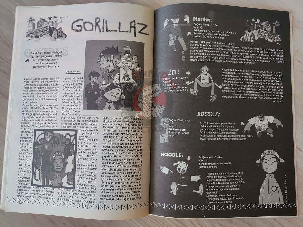 Lull 2002 Moby Turkish Mag Turkey Nick Cave Gorillaz Alice in Chains