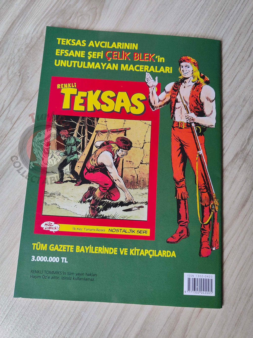 Capitan Miki #1 Il Ranger del Nevada Turkish Comic Turkey EsseGesse Colored