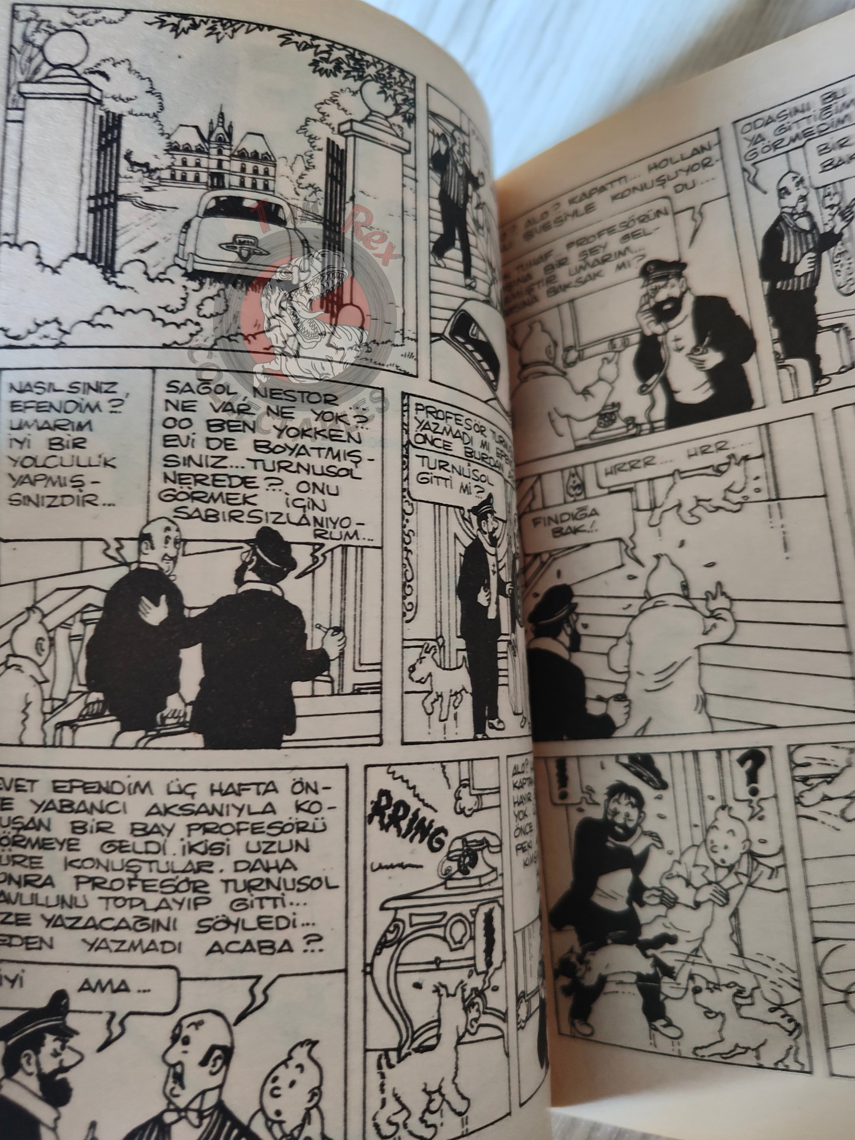 Tintin – Destination Moon mid 1980s Turkish Edition Comic Turkey 1