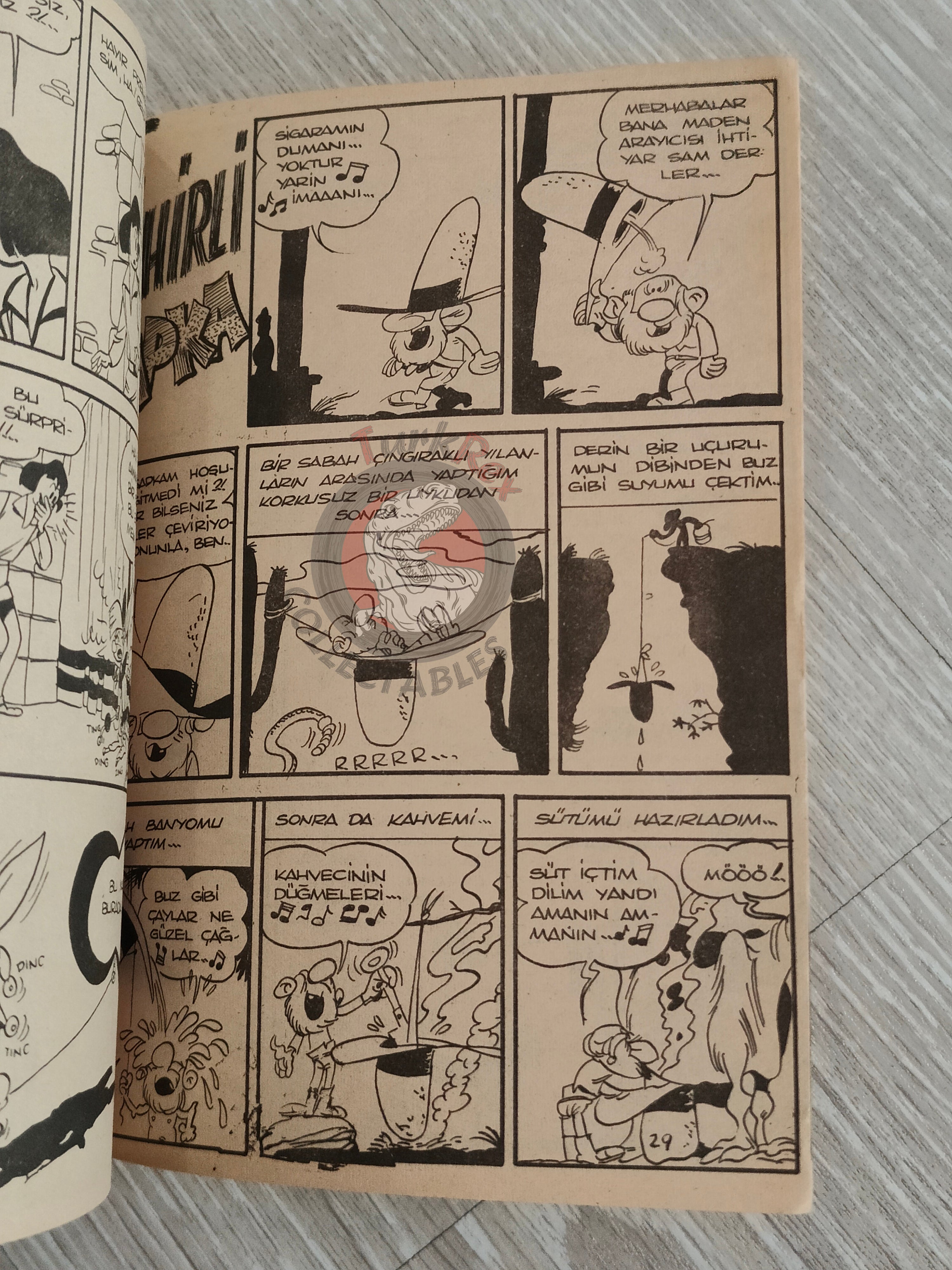 Johan et Pirlouit #19 1982 Turkish Comic Turkey Le Lutin du Bois aux Roches #3