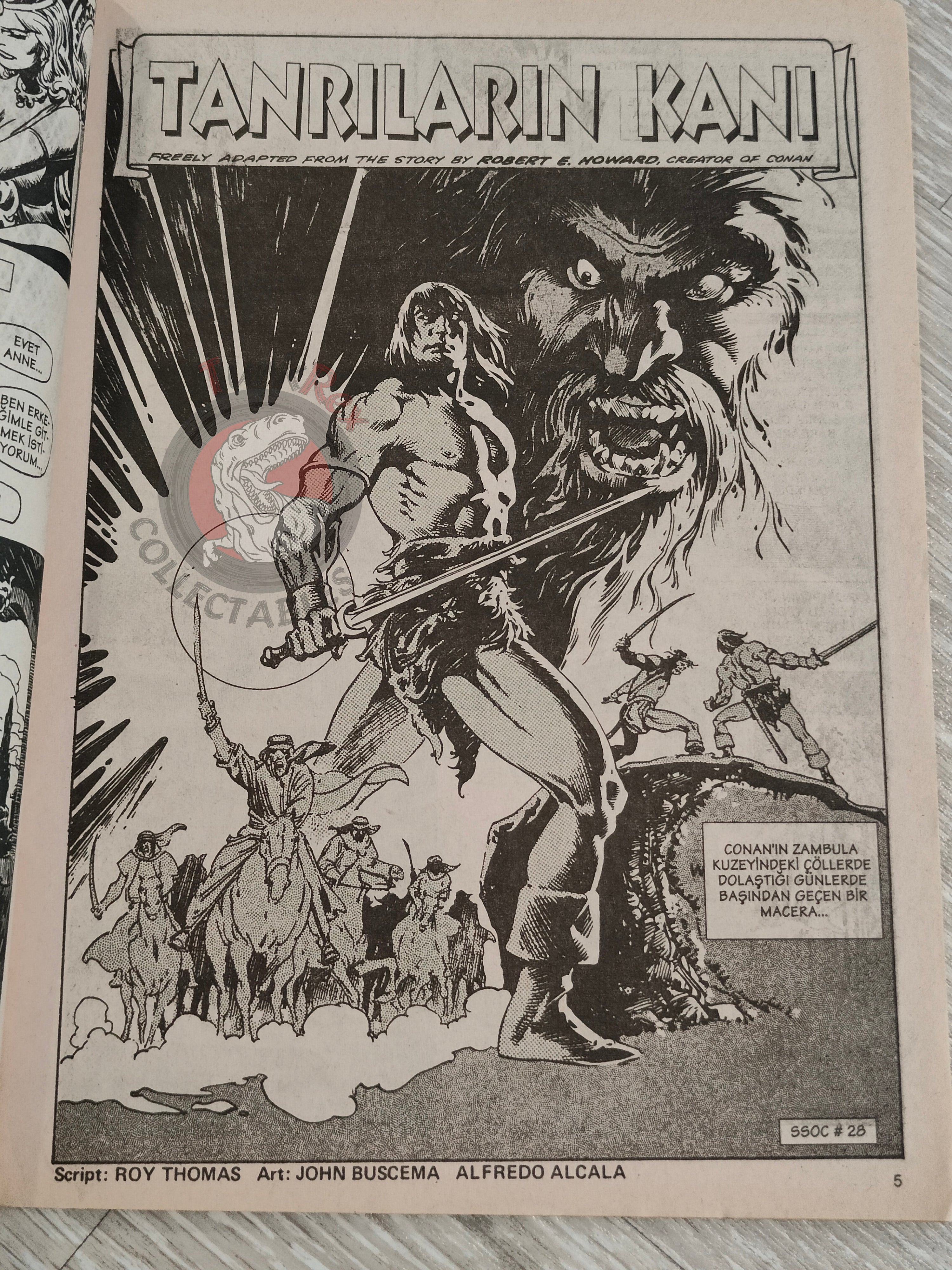 Conan #17 The Savage Sword of Conan #28 Turkish Comic Turkey