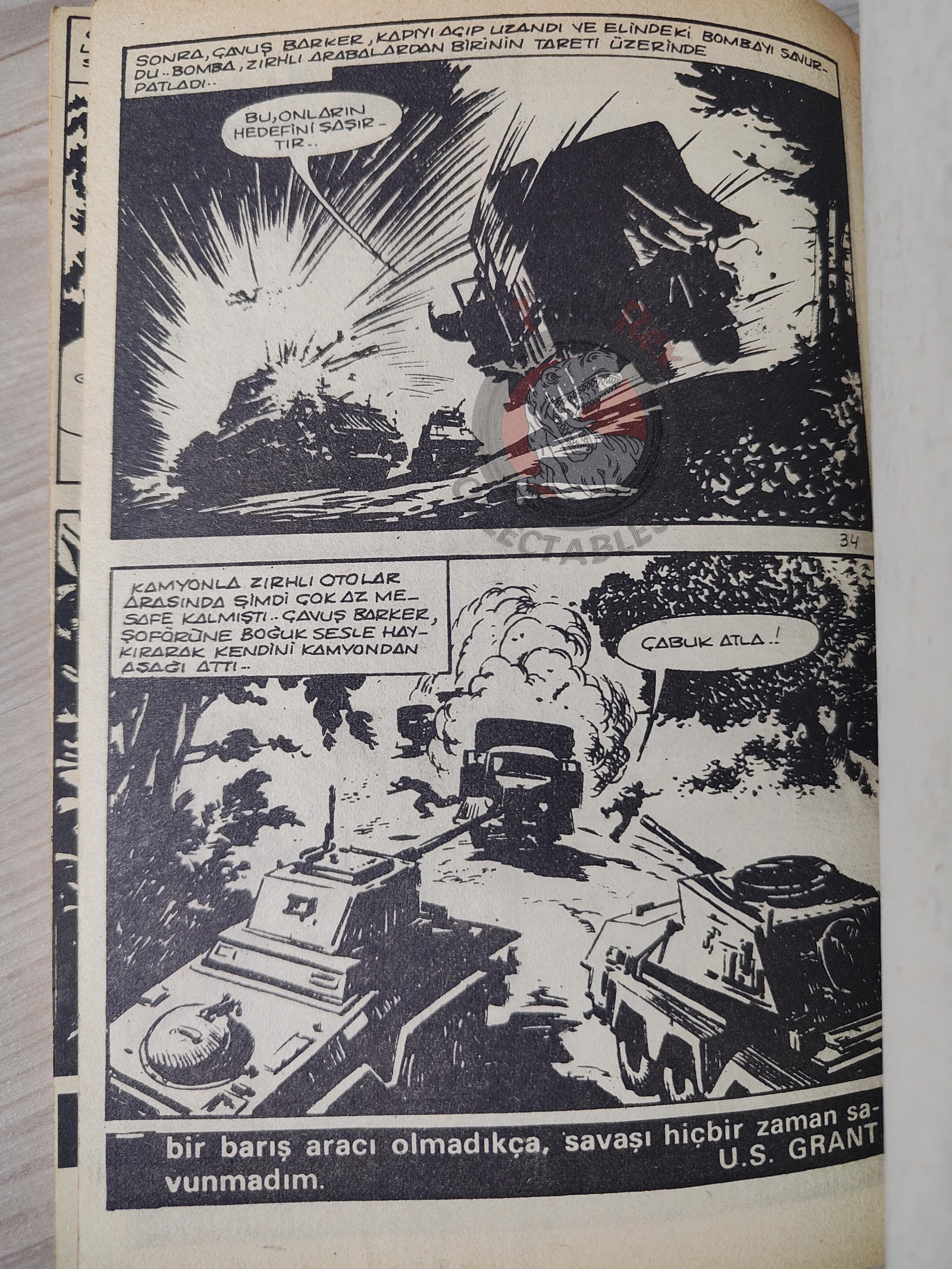 War Picture Library #1 1978 Turkish Comic Turkey WW2 stories