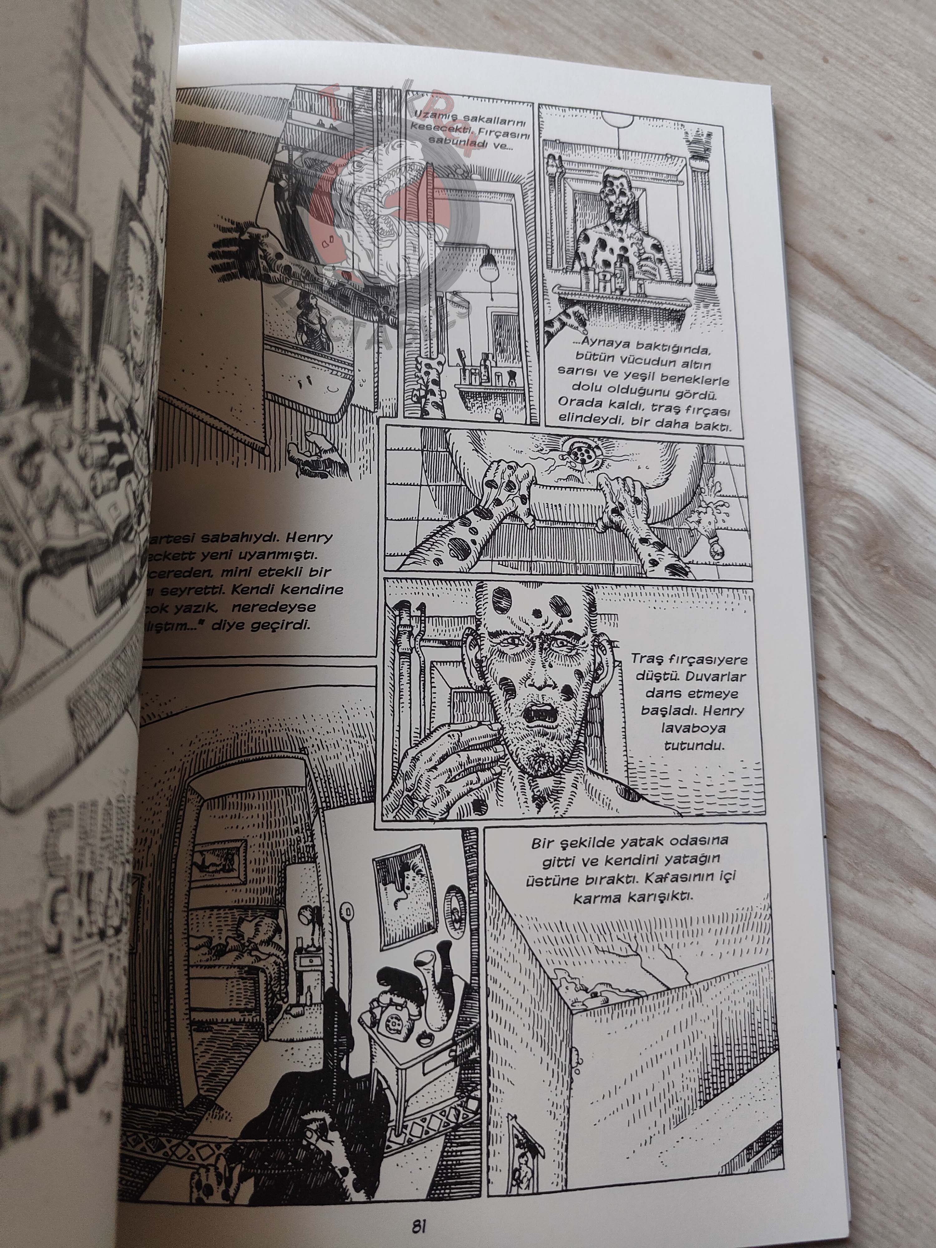 Charles Bukowski - Folies Ordinaire Turkish Comic Turkey Matthias Schultheiss