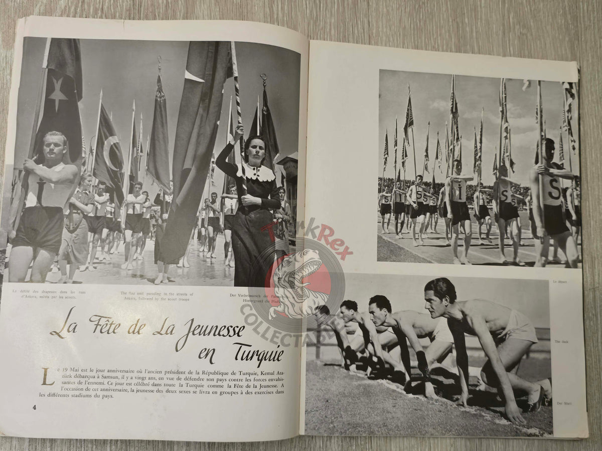 La Turquie Kemaliste 1939 Issue #30 French Magazine Turkey Atatürk Propaganda Aviation