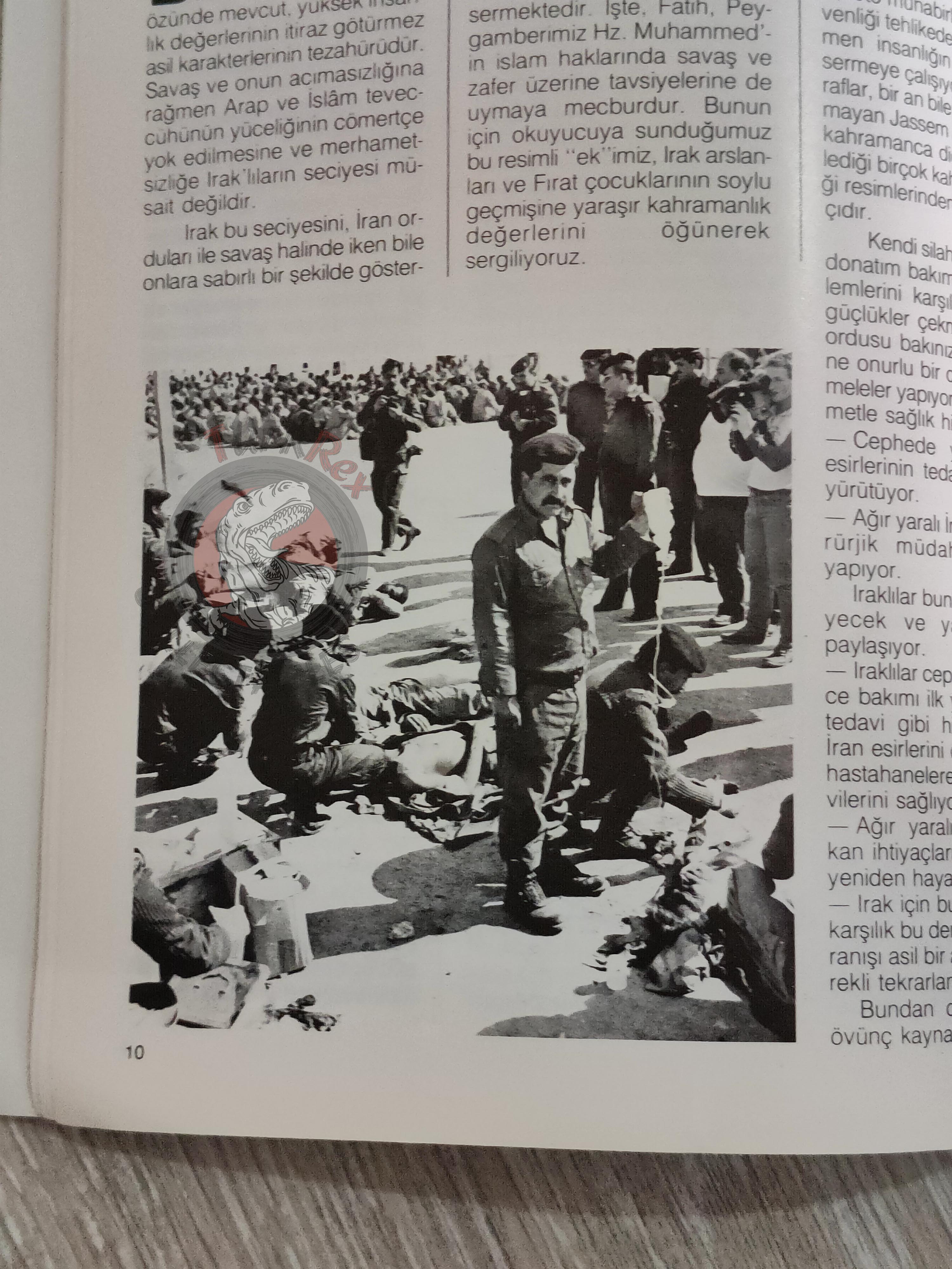 Saddam Hussein - Iraq Today 1984 Official Propaganda Magazine Turkish Turkey Middle East 2
