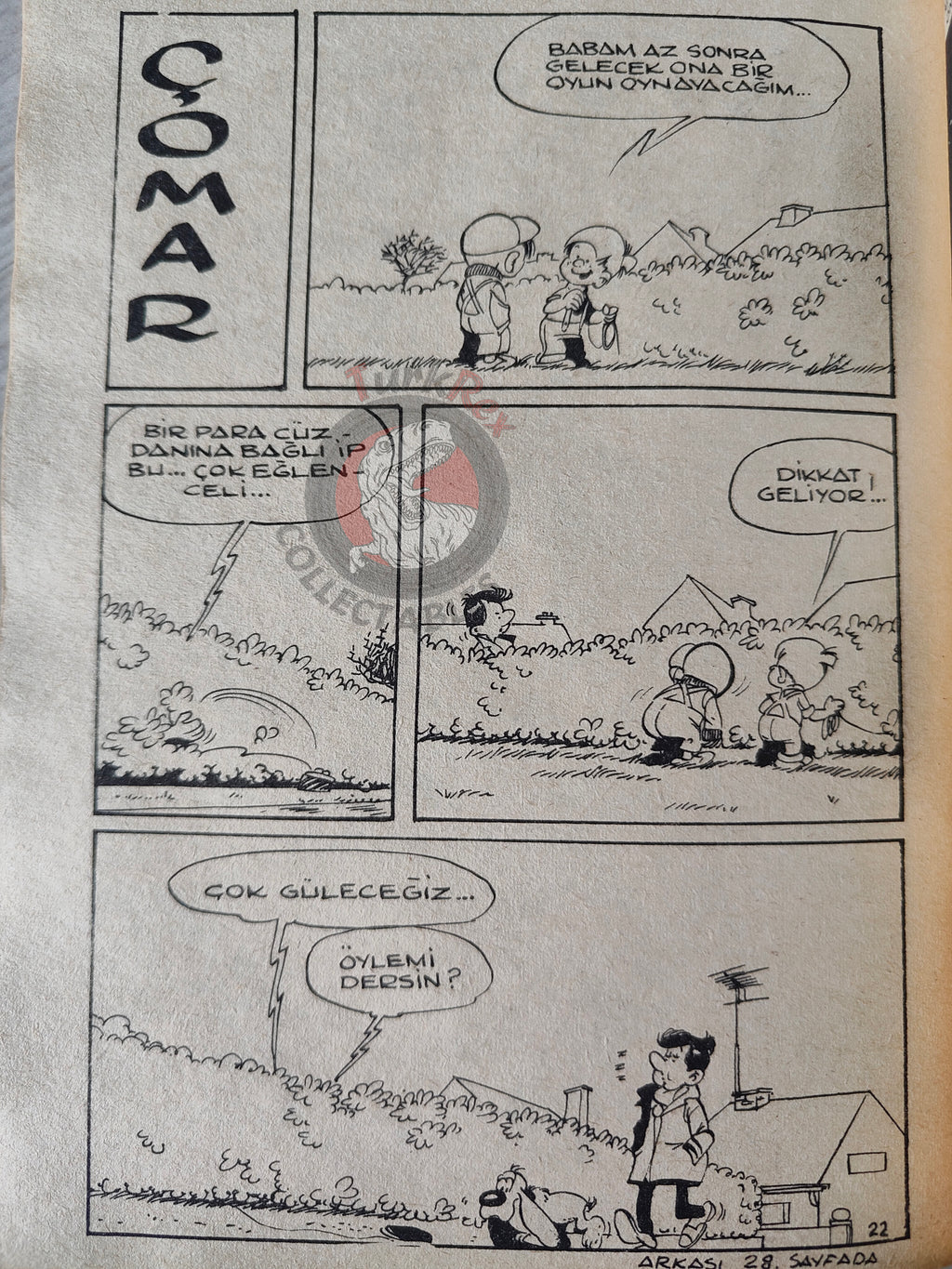 Rakar #19 1974 Turkish Comic Turkey Marcel Navarro Boule et Bill