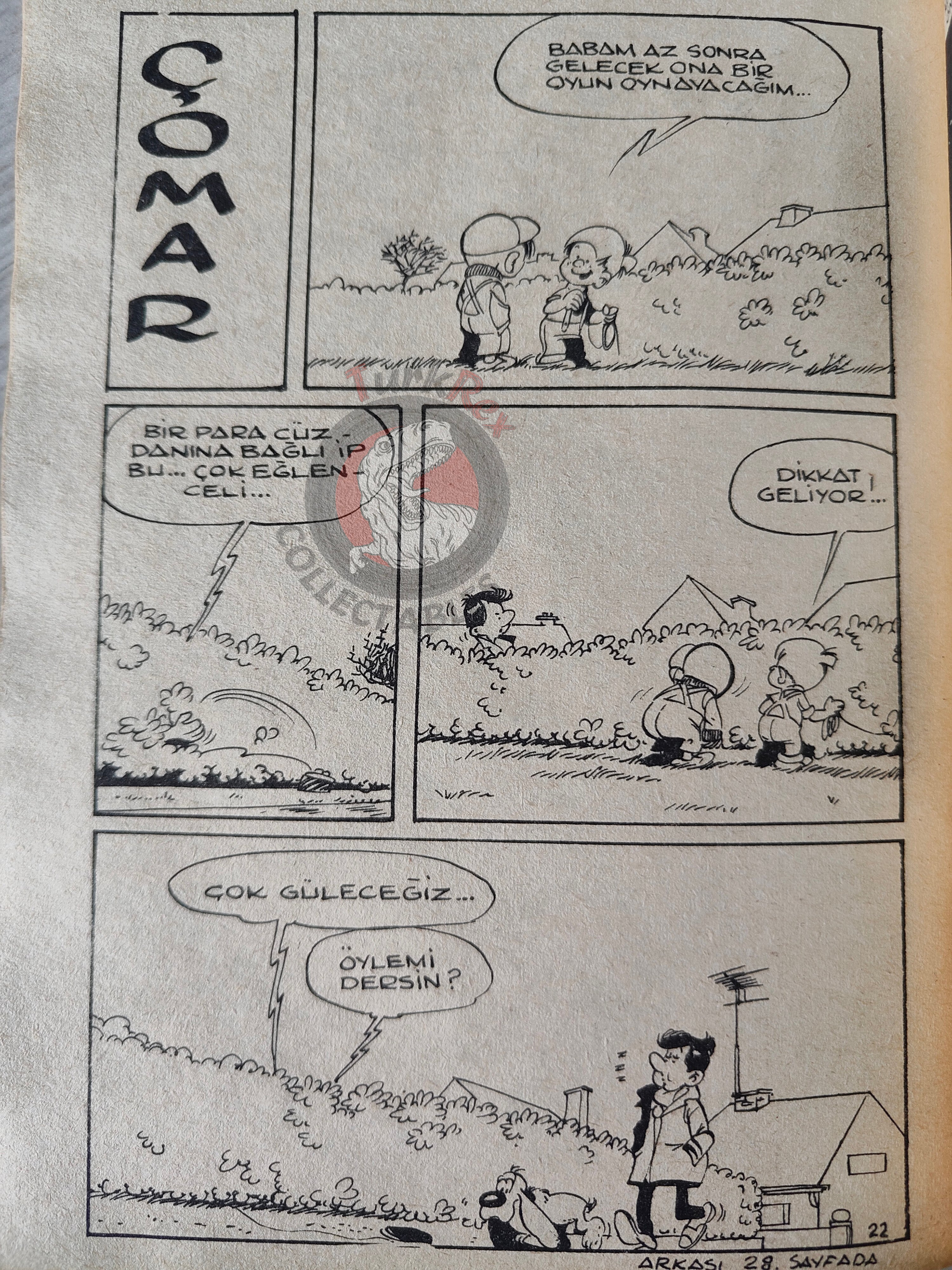 Rakar #19 1974 Turkish Comic Turkey Marcel Navarro Boule et Bill