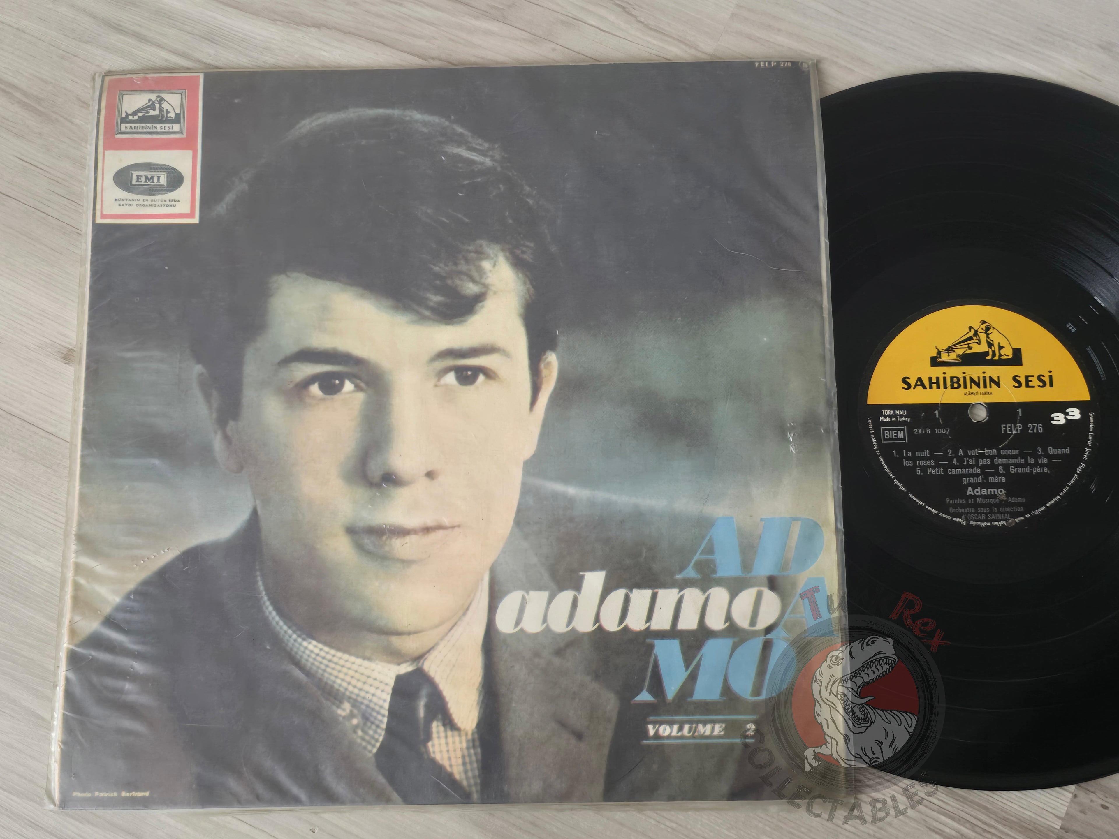 Adamo – Adamo Volume 2 Turkish Pressing Vinyl Turkey Edition