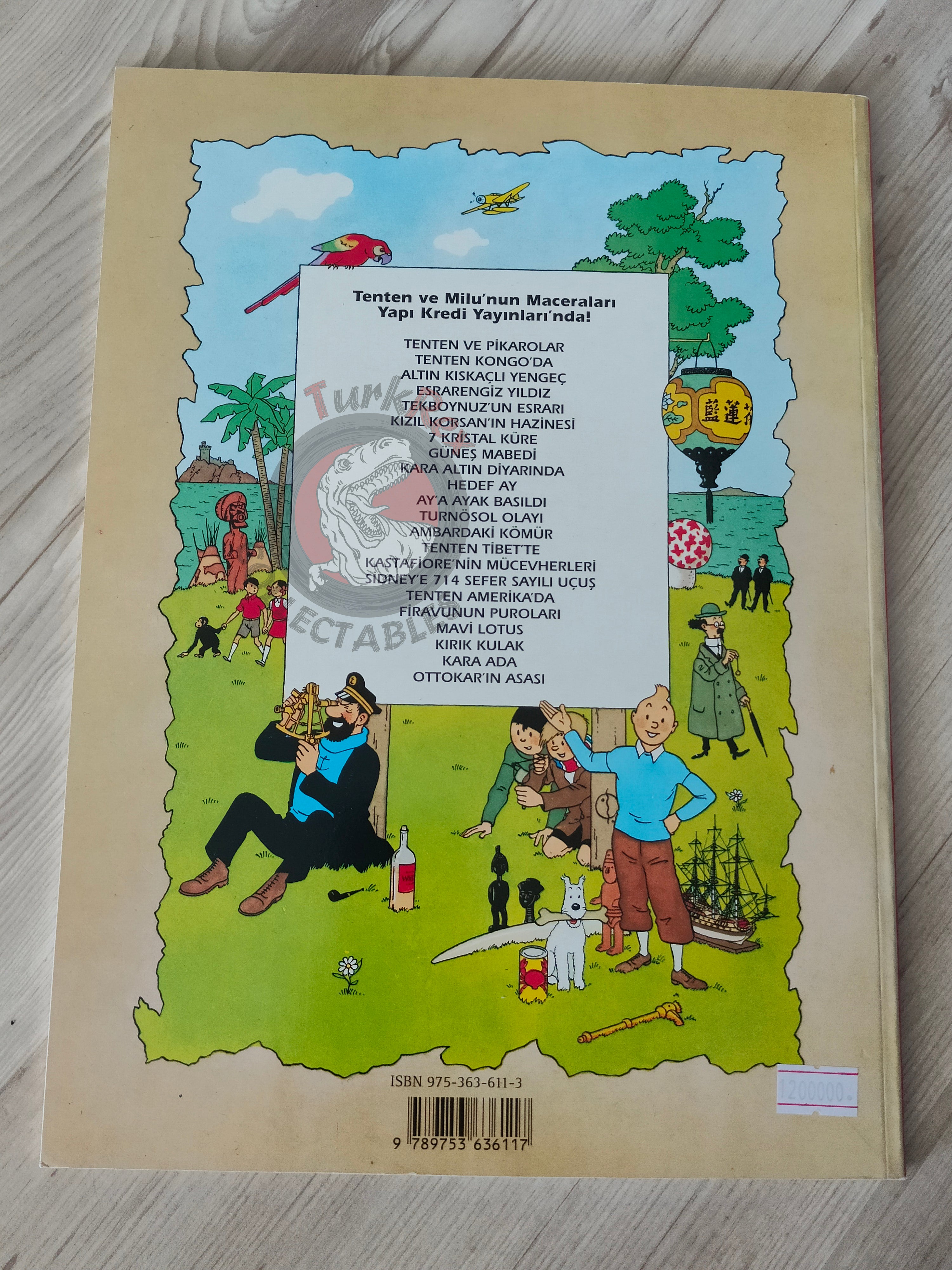 Tintin – Cigars of the Pharaoh 1998 Turkish Edition Comic Turkey 2nd YKY
