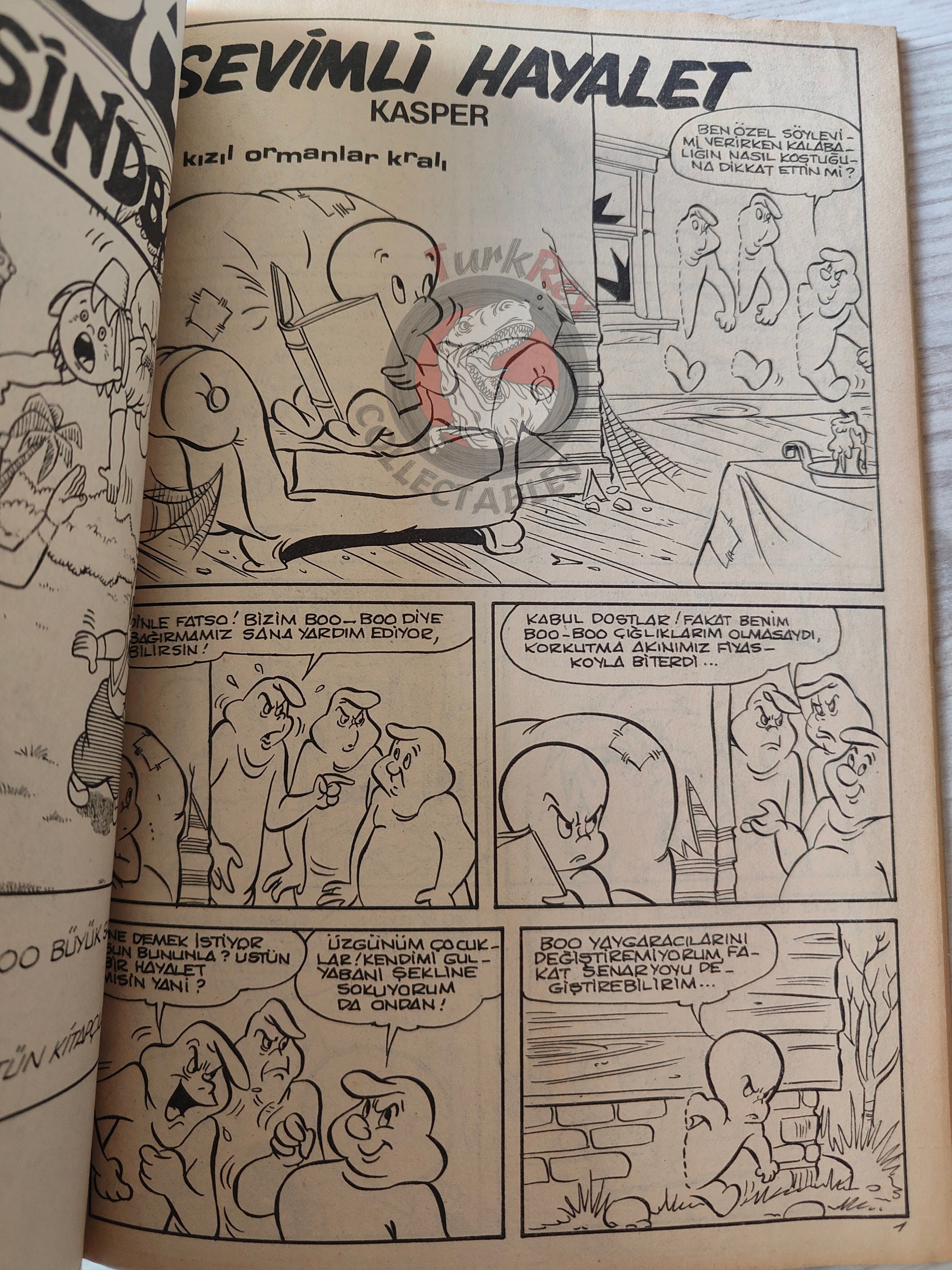 Casper the Friendly Ghost –  Altın Seri #6 80s Turkish Comic Turkey