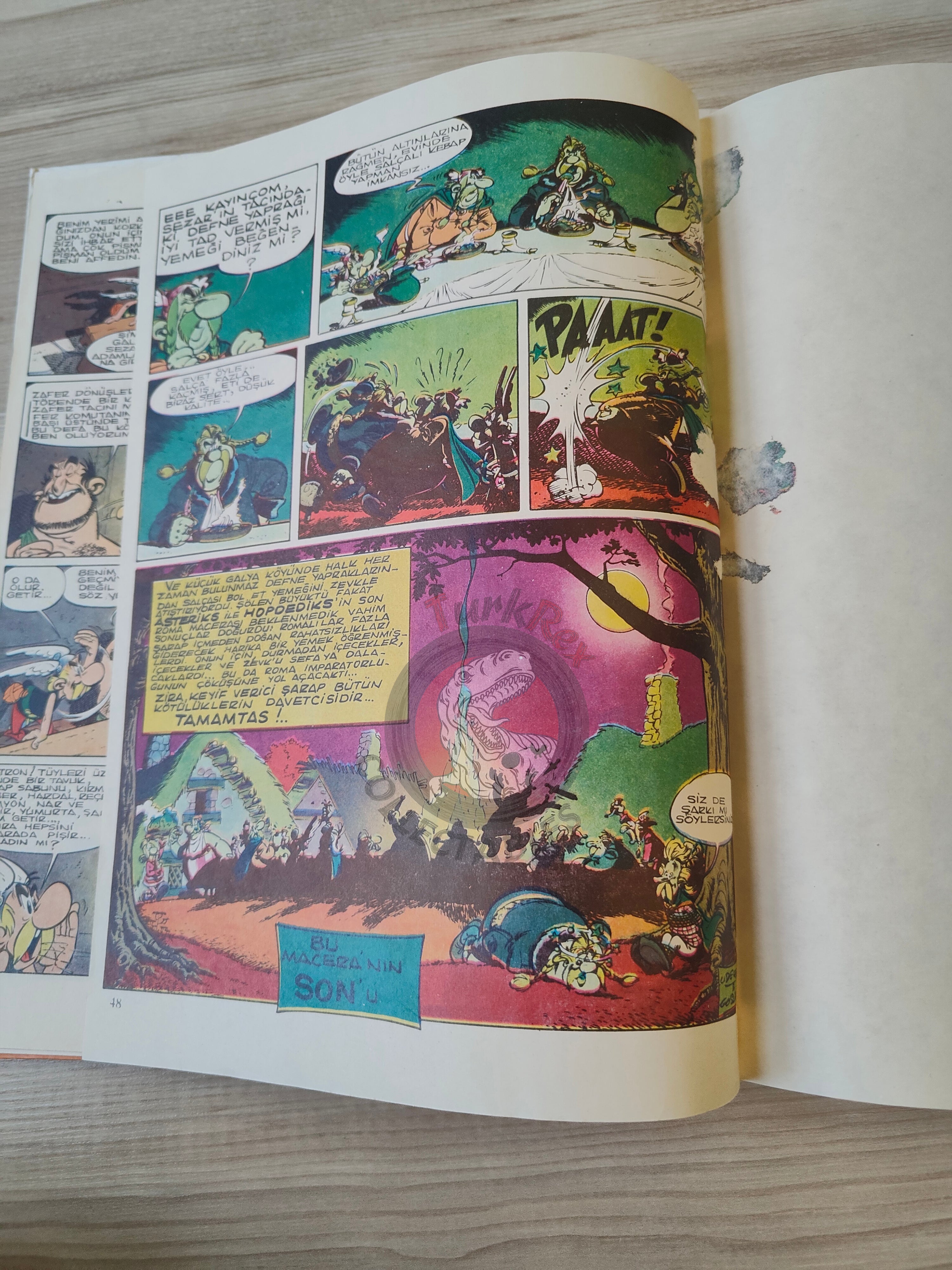 Asterix – Asterix and the Laurel Wreath 1977 Turkish Edition Comic Turkey