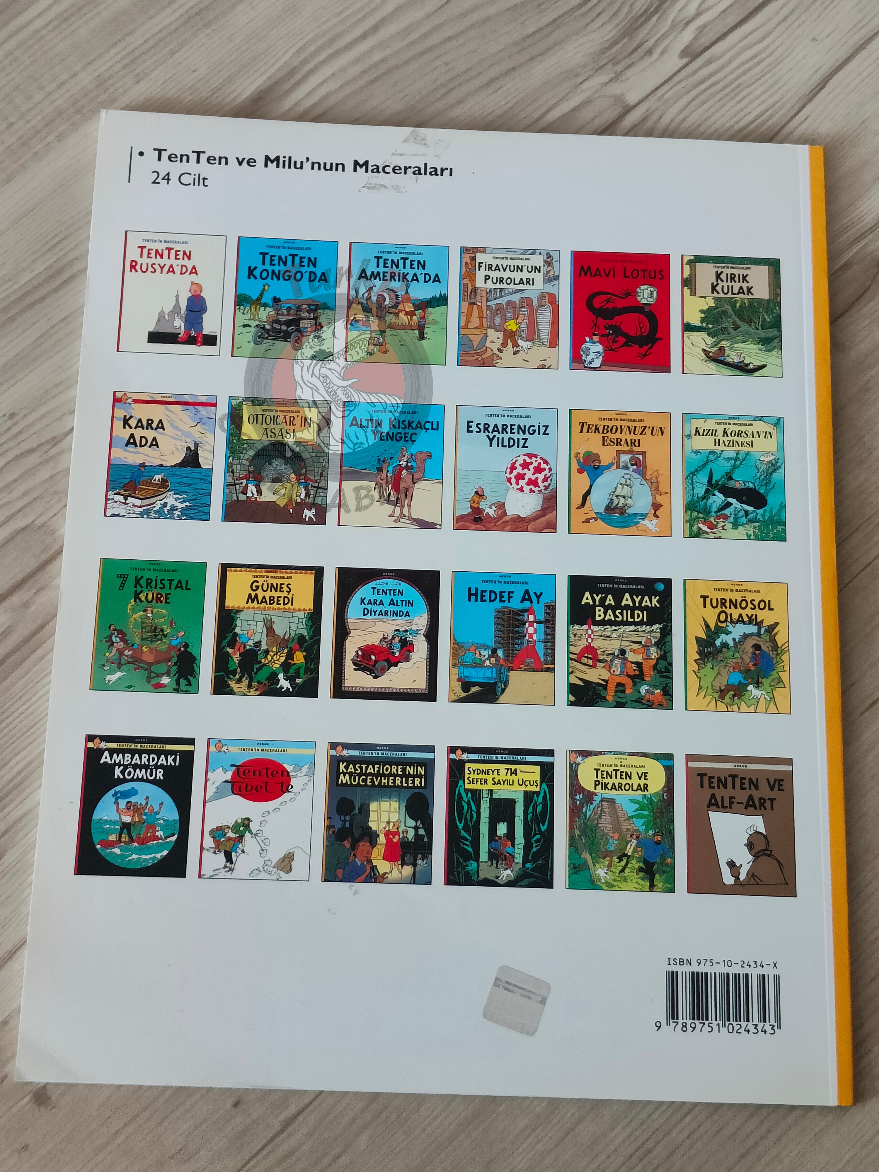 Tintin – Land of Black Gold 2006 Turkish Edition Comic Turkey 1st İnkilap